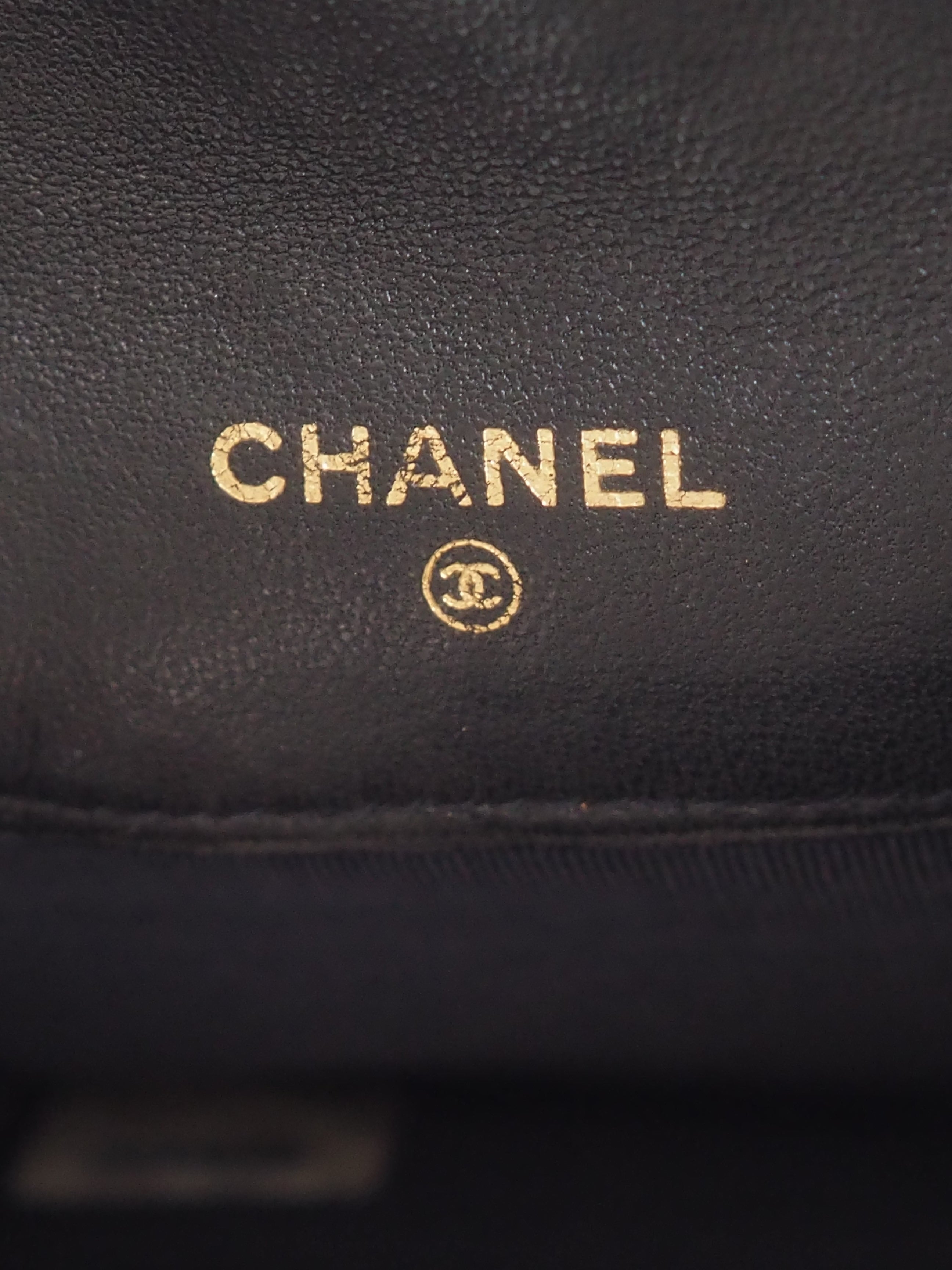 CHANEL Bicolore Satin Coin Case