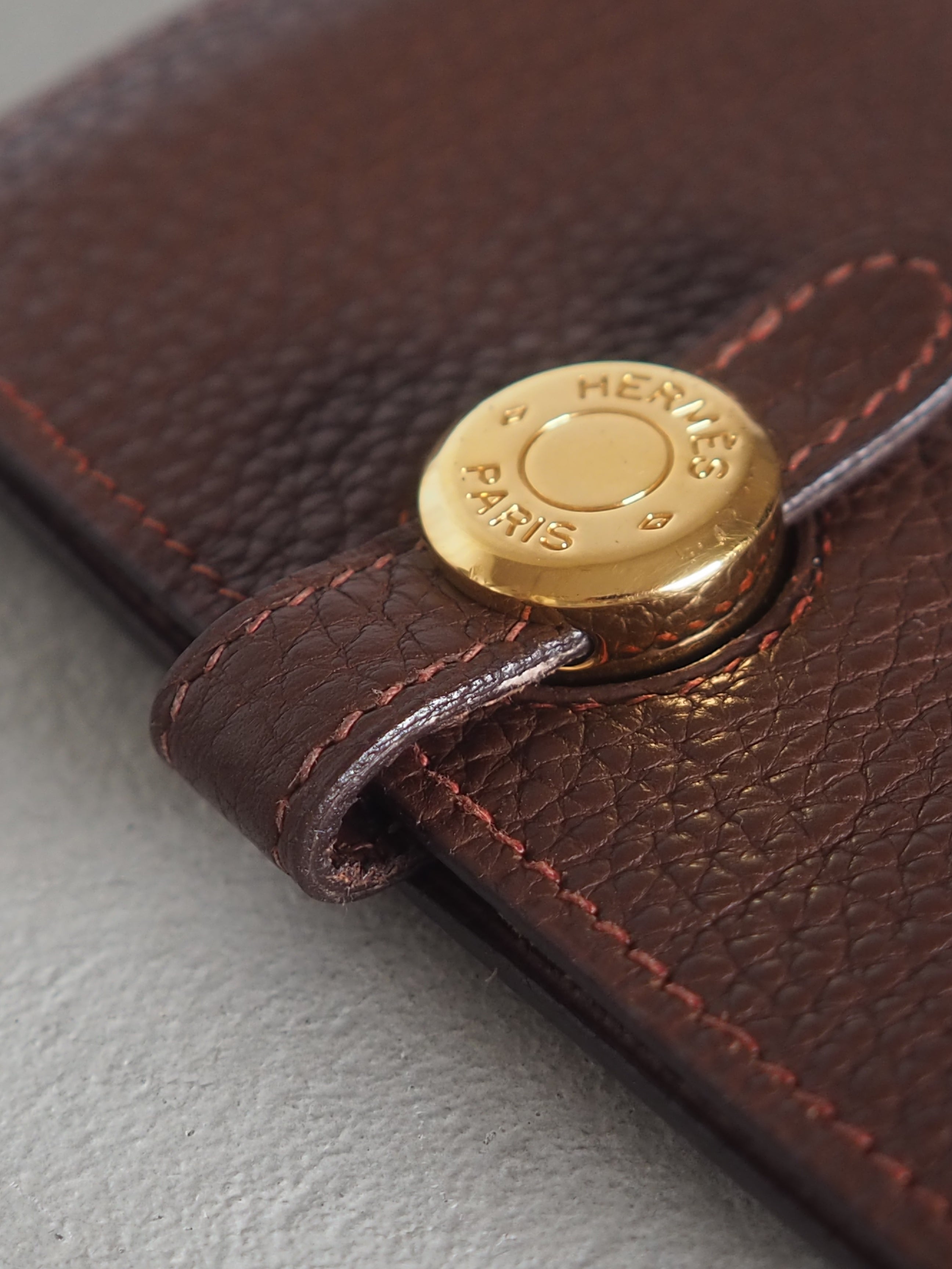 HERMES エルメス ドゴン カードケース ウォレット 財布 ブラウン