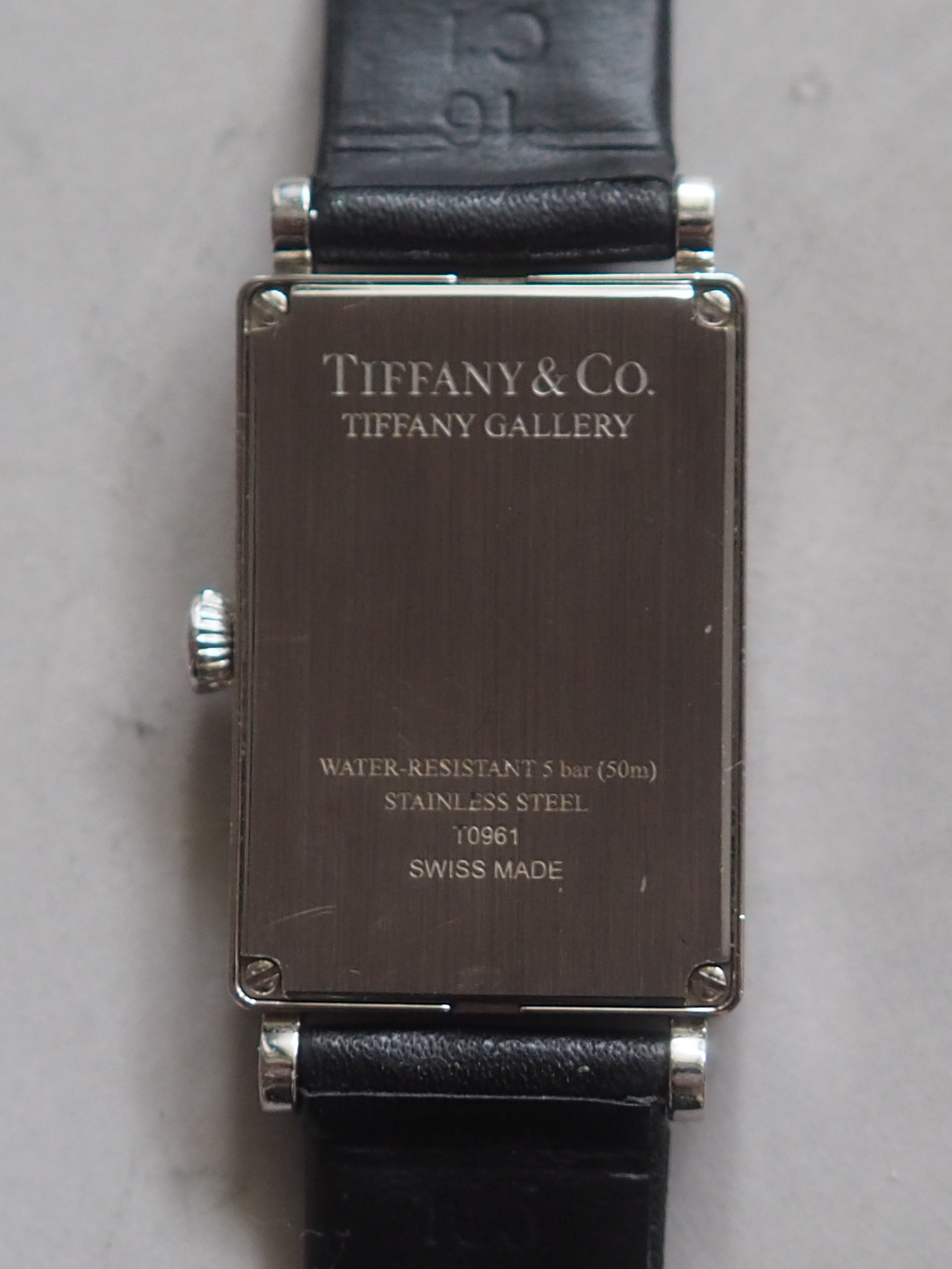Tiffany & Co. ティファニー ギャラリー レクタンギュラー ウォッチ