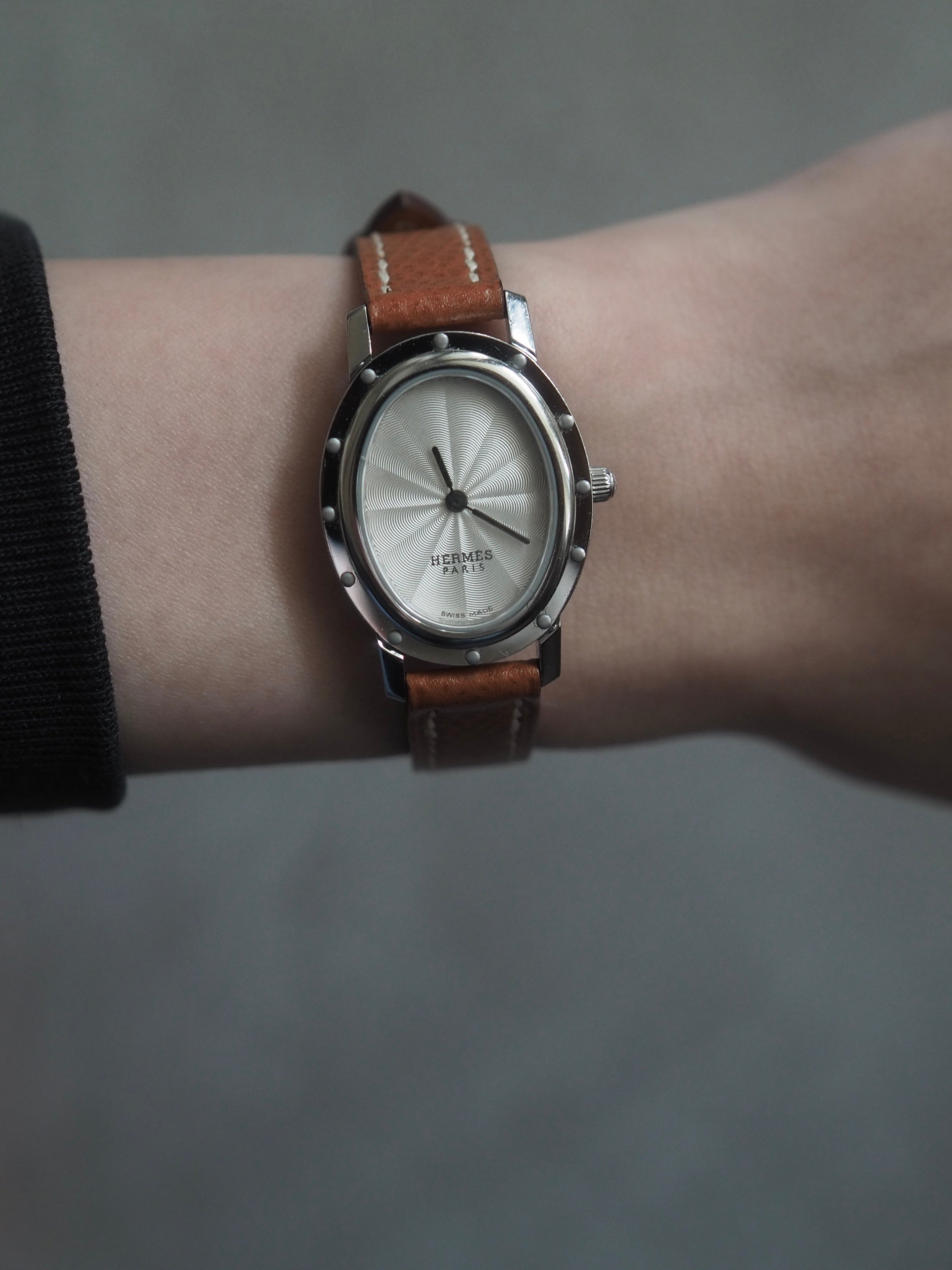 HERMÈS Clipper Oval Watch