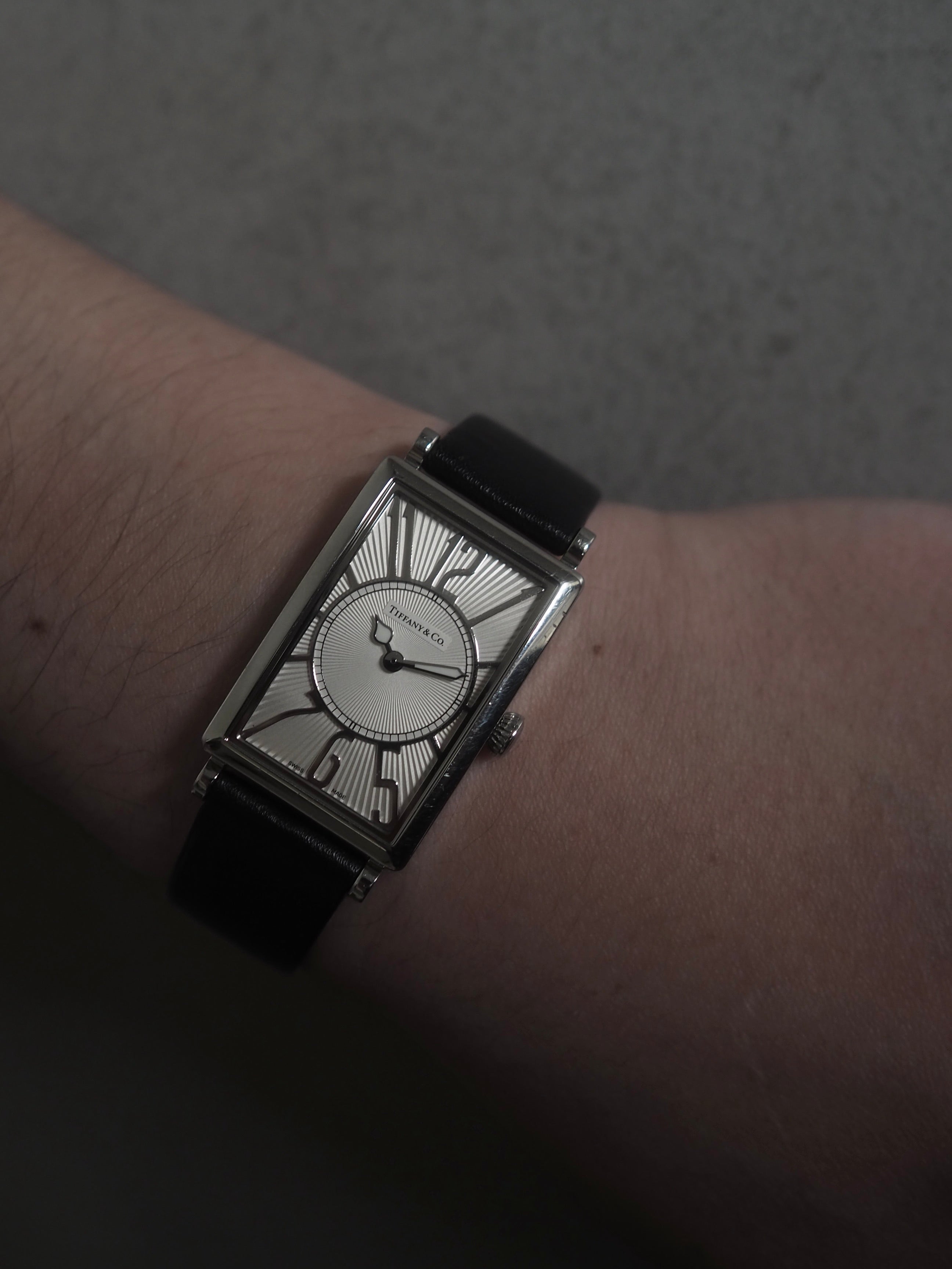 Tiffany & Co. ティファニー ギャラリー レクタンギュラー ウォッチ