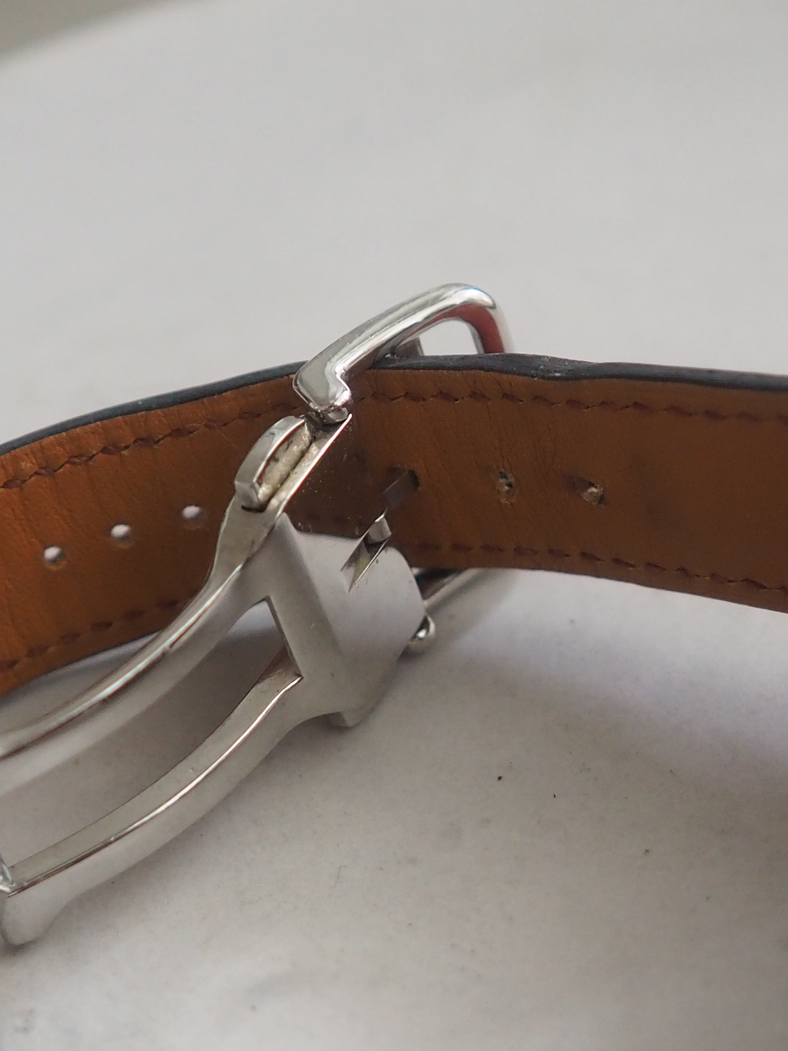 HERMES エルメス ケープコッド クロノグラフ ウォッチ 腕時計 シルバー