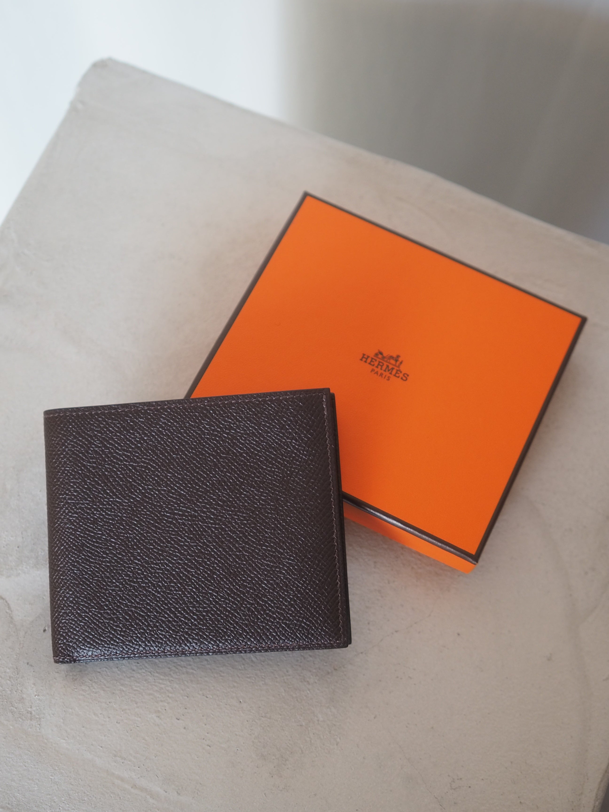 HERMES エルメス MC2 タレス コンパクト ウォレット 財布 ブラウン