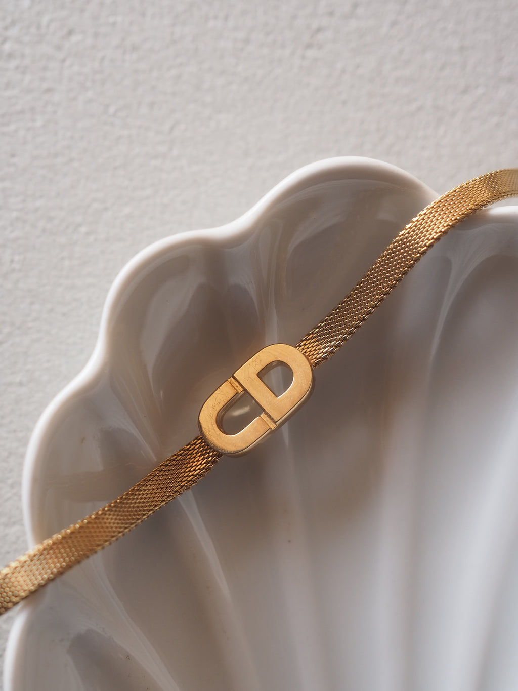 Christian Dior ディオール CDロゴ ブレスレット ゴールド ヴィンテージ