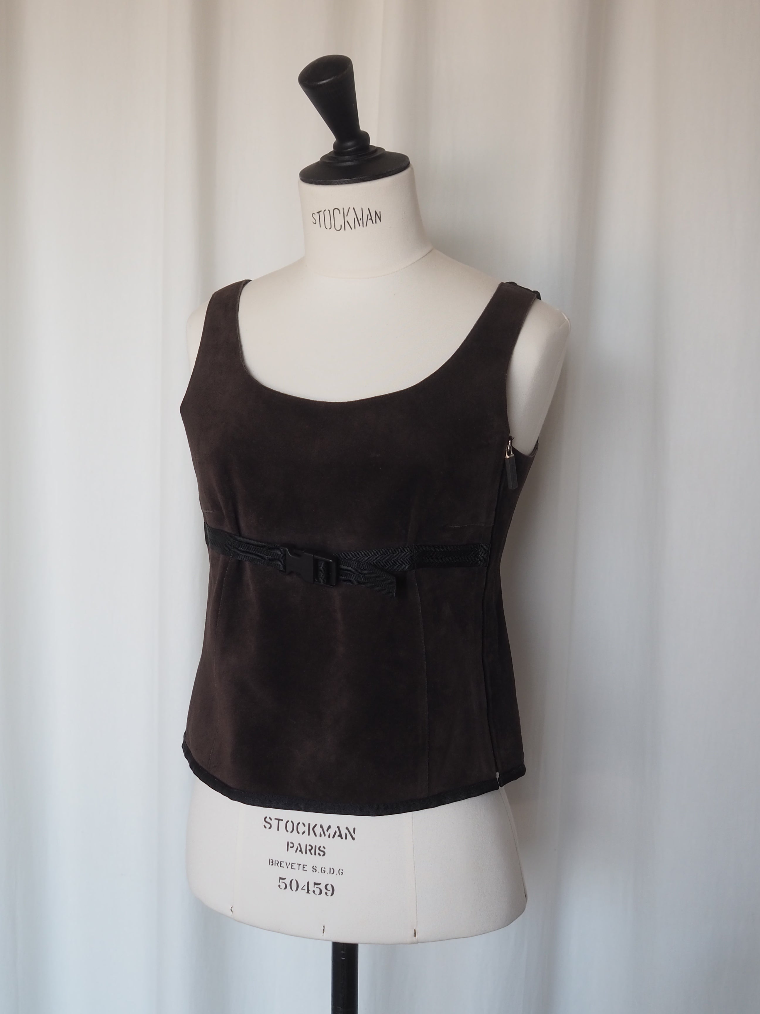 MIUMIU Archive Suede Top