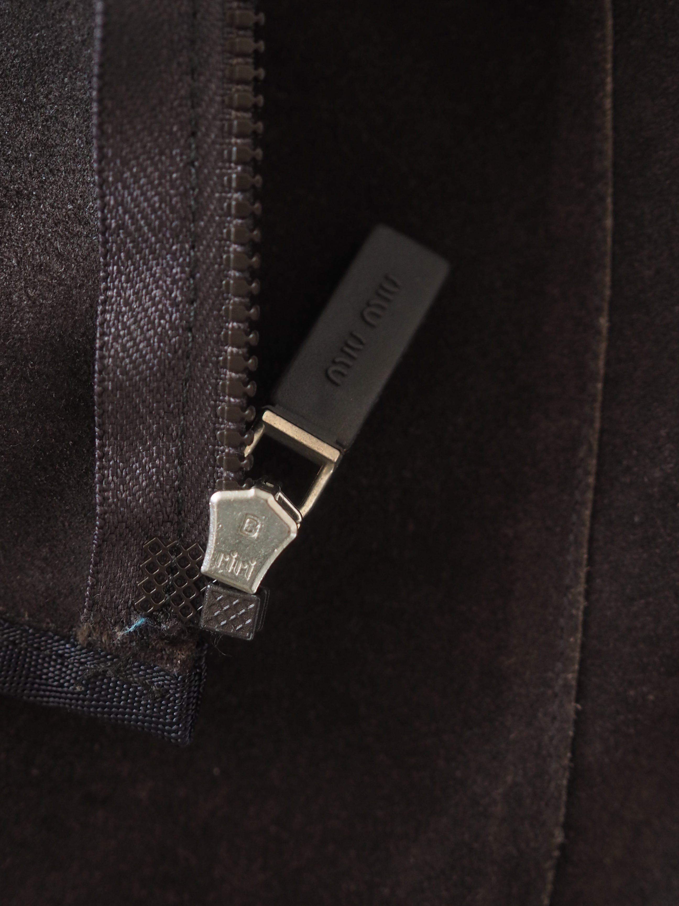 MIUMIU Archive Suede Top
