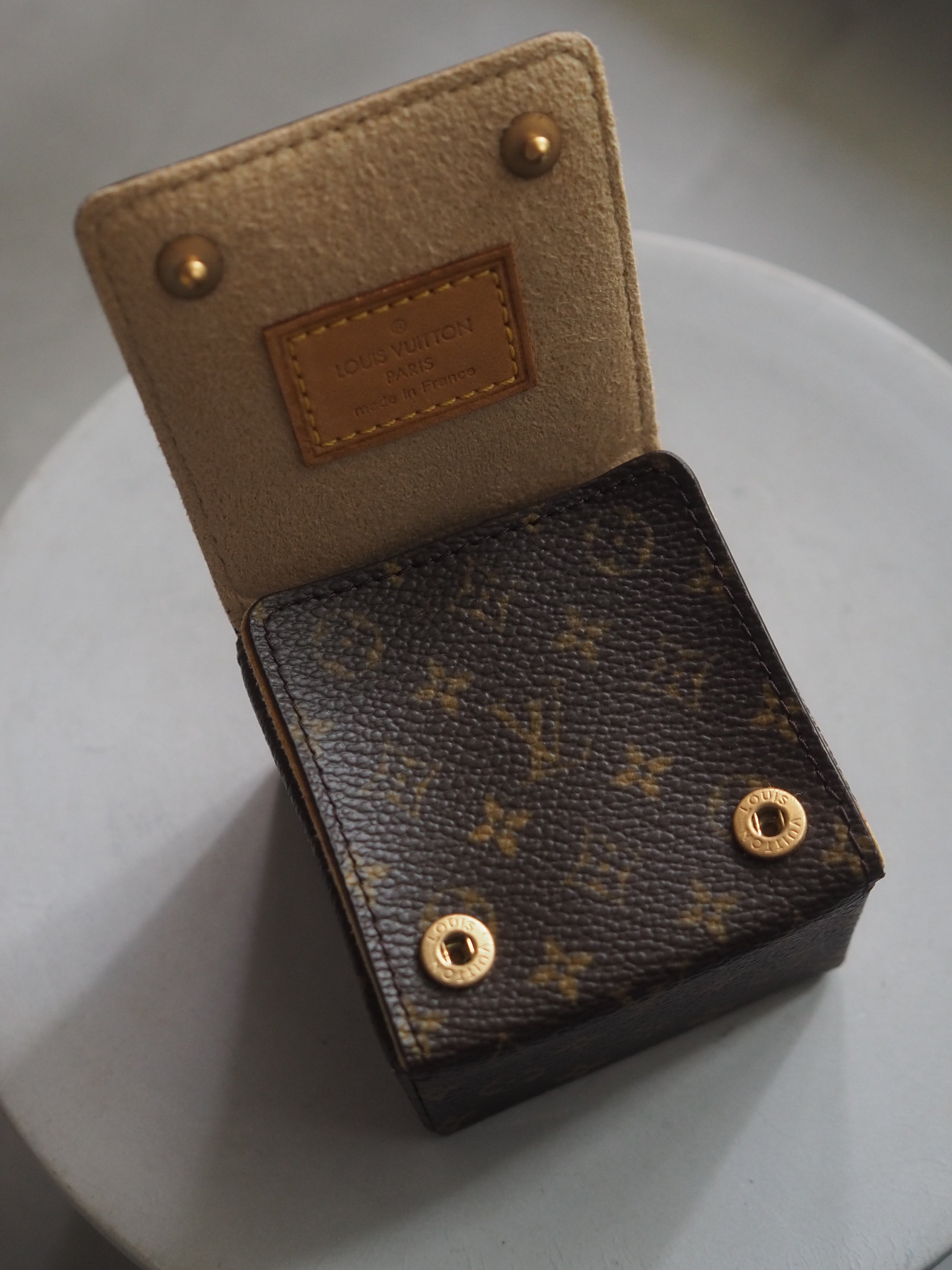 ルイヴィトン ジュエリーケース モノグラム アクセサリーケース BOX LOUIS VUITTON ルイ・ヴィトン モノグラム ジュエリーボックス