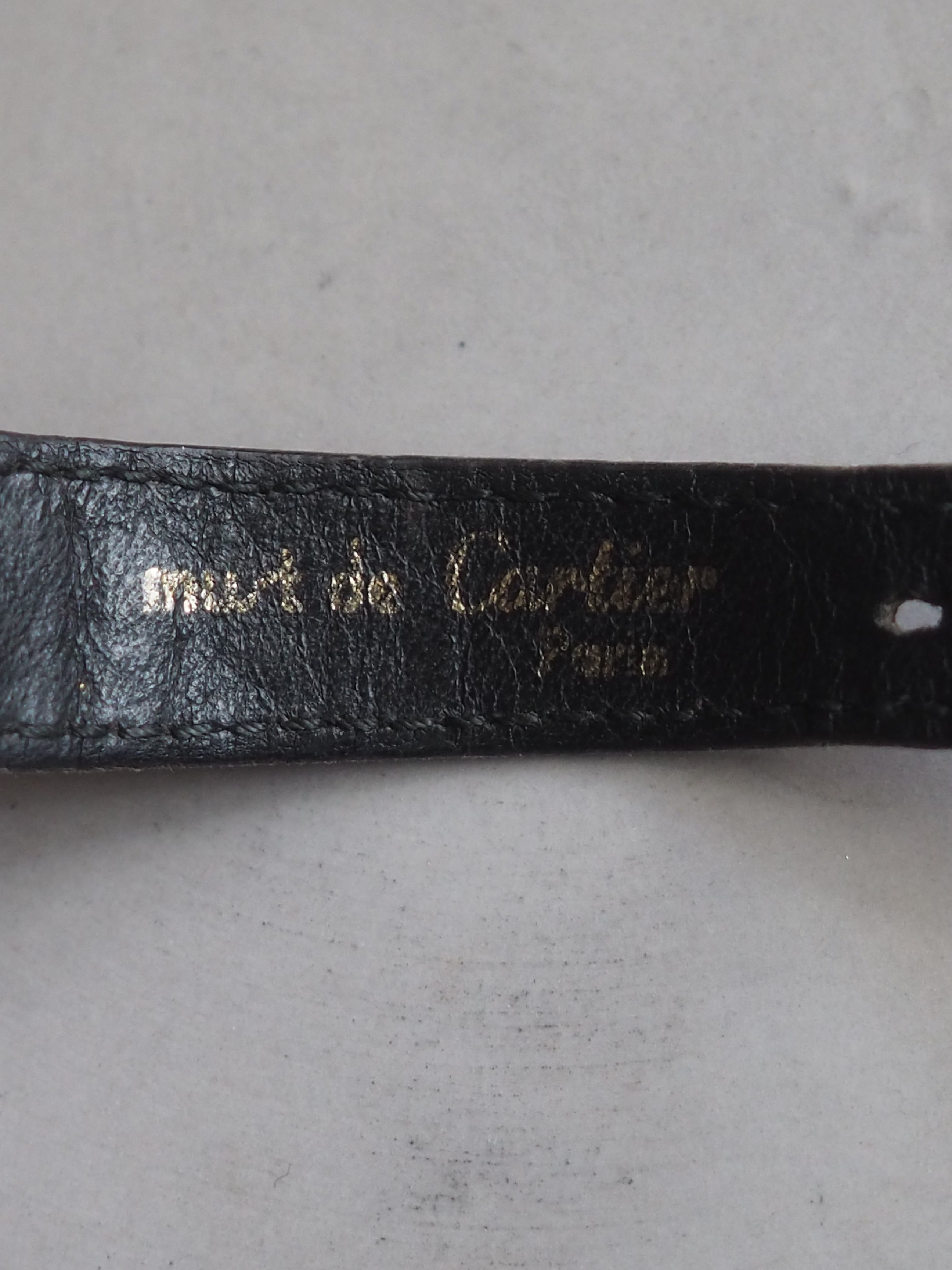 Cartier Must de Vendome Watch SM Black Dial