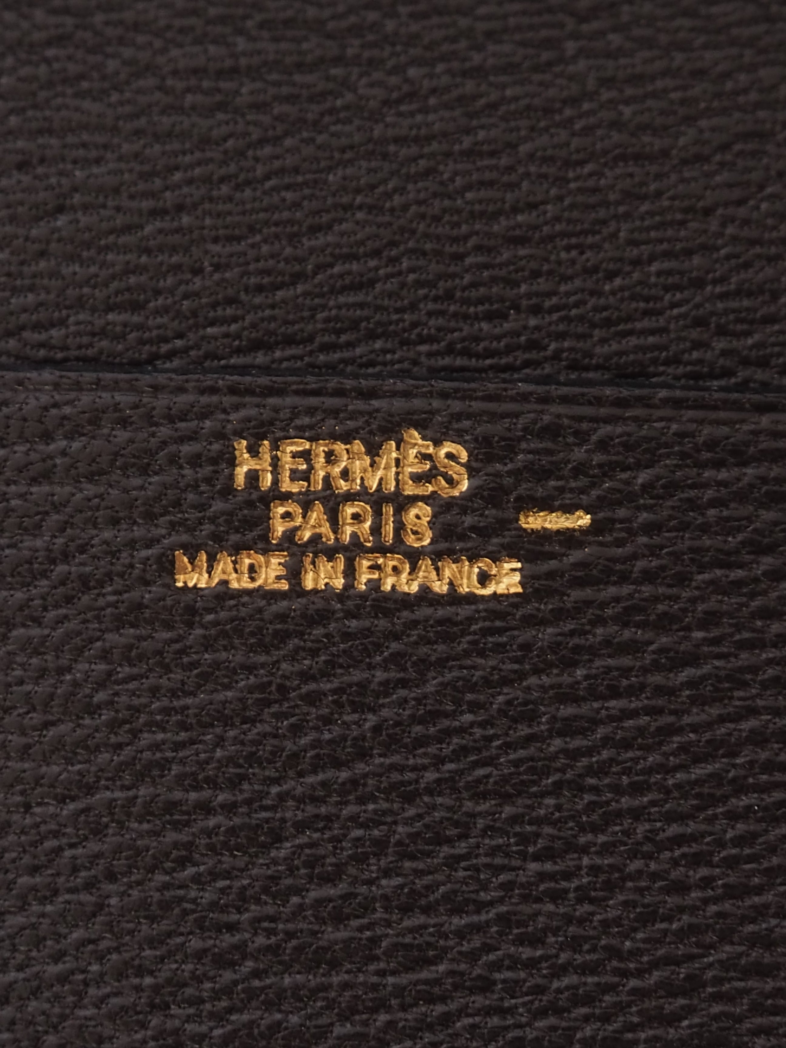 HERMES ギフトボックス　ショッパーセット　おまけで三つ折り財布 ブラウン HERMES エルメス クルネゼー 三つ折りカードケース ウォレット 財布