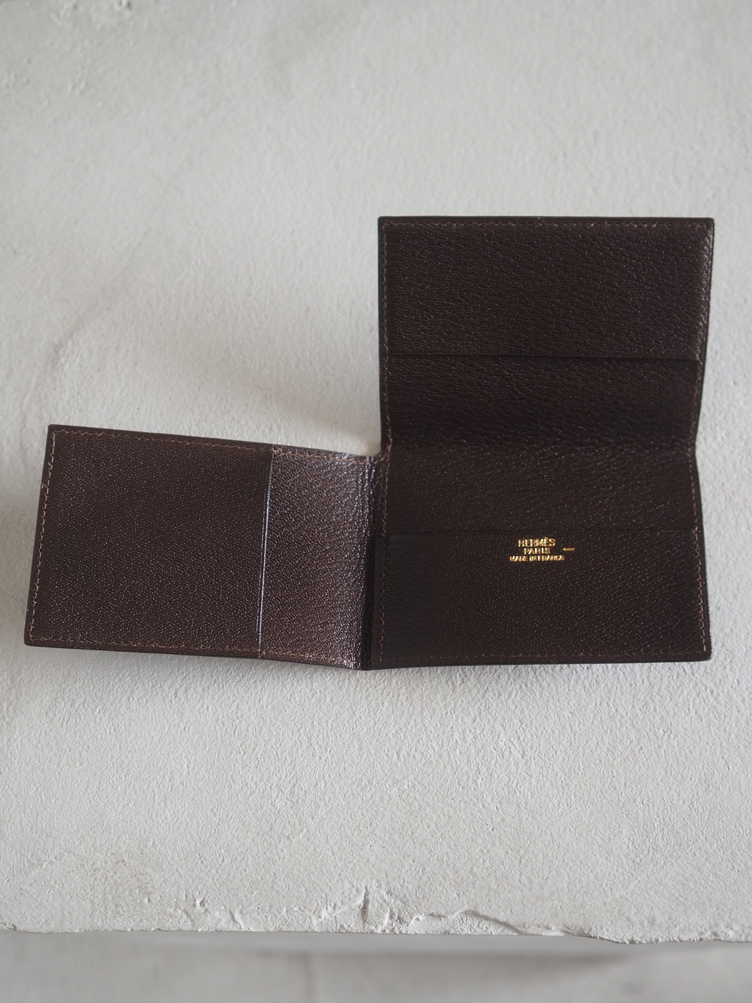 HERMÈS Compact Trifold Card Case
