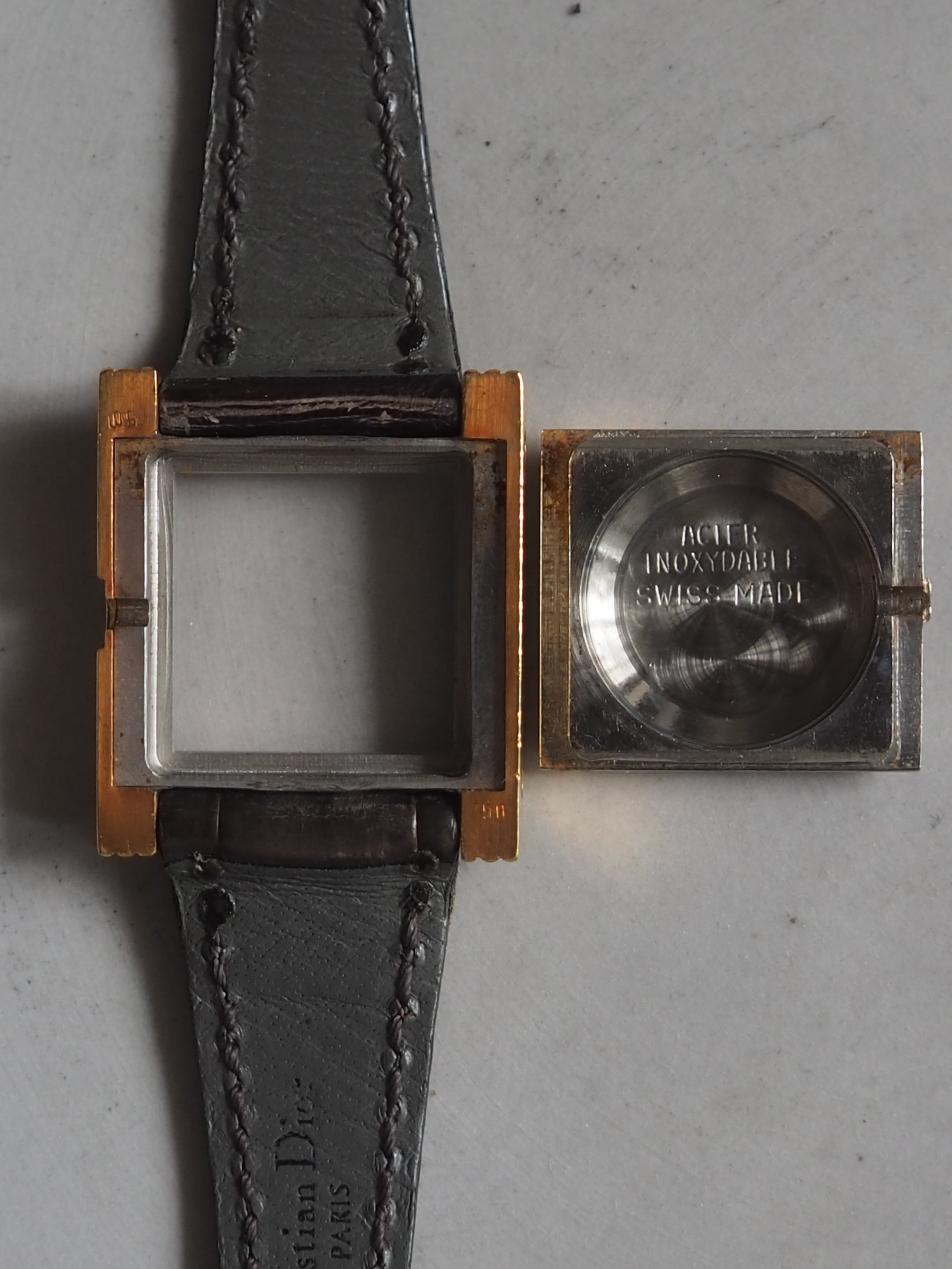 Christian Dior Square Watch YG750