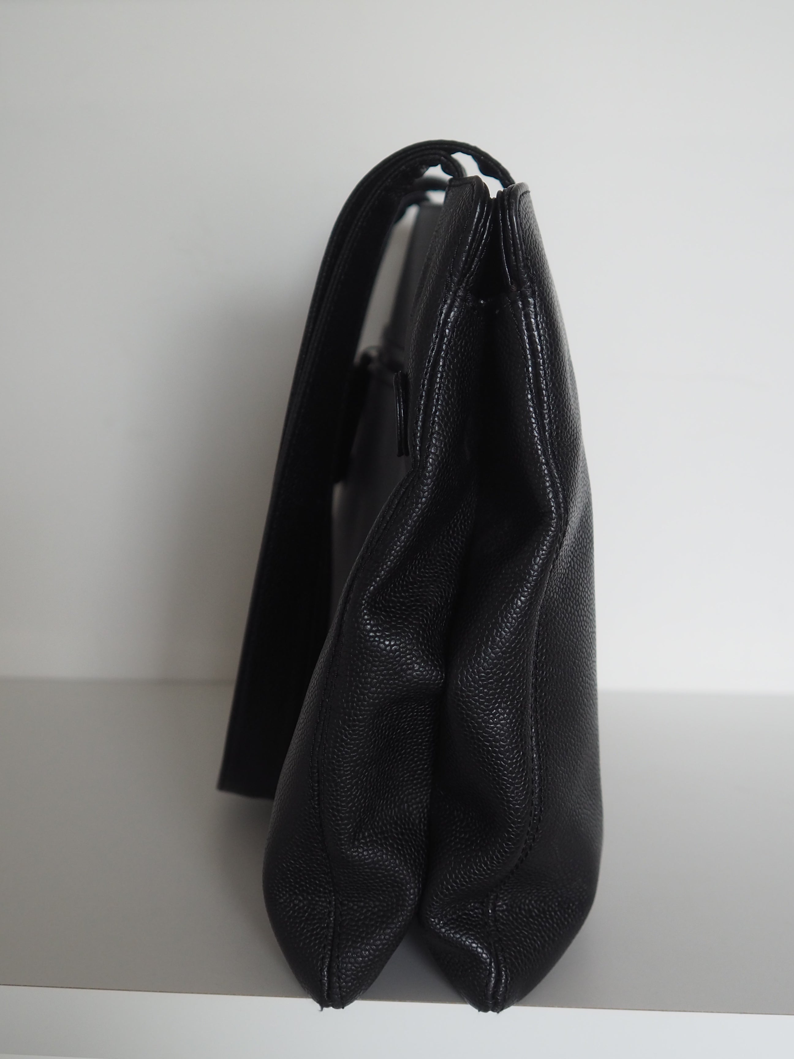 CHANEL Caviar Leather CC Tote Bag