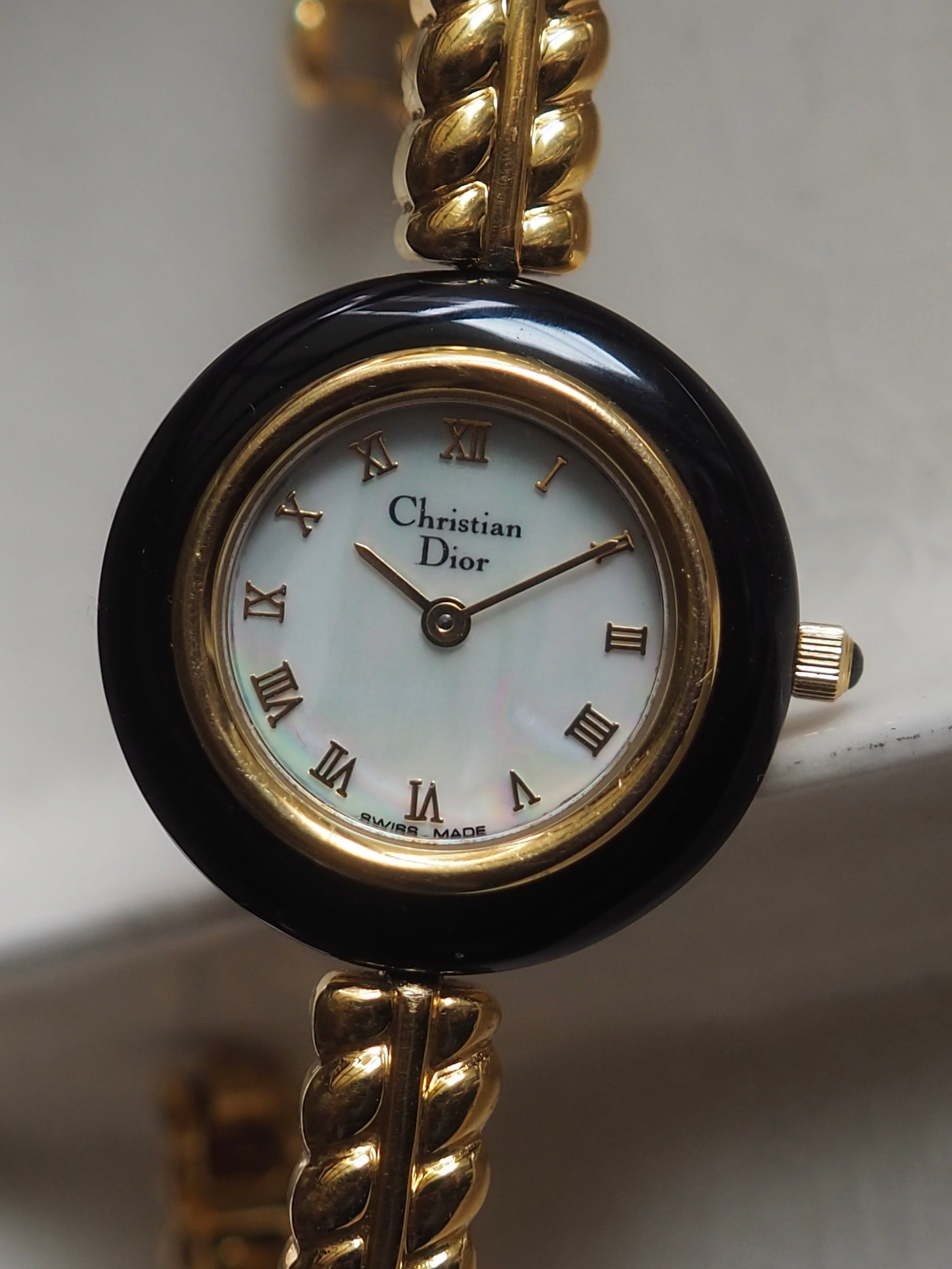 Christian Dior Round Shell Watch