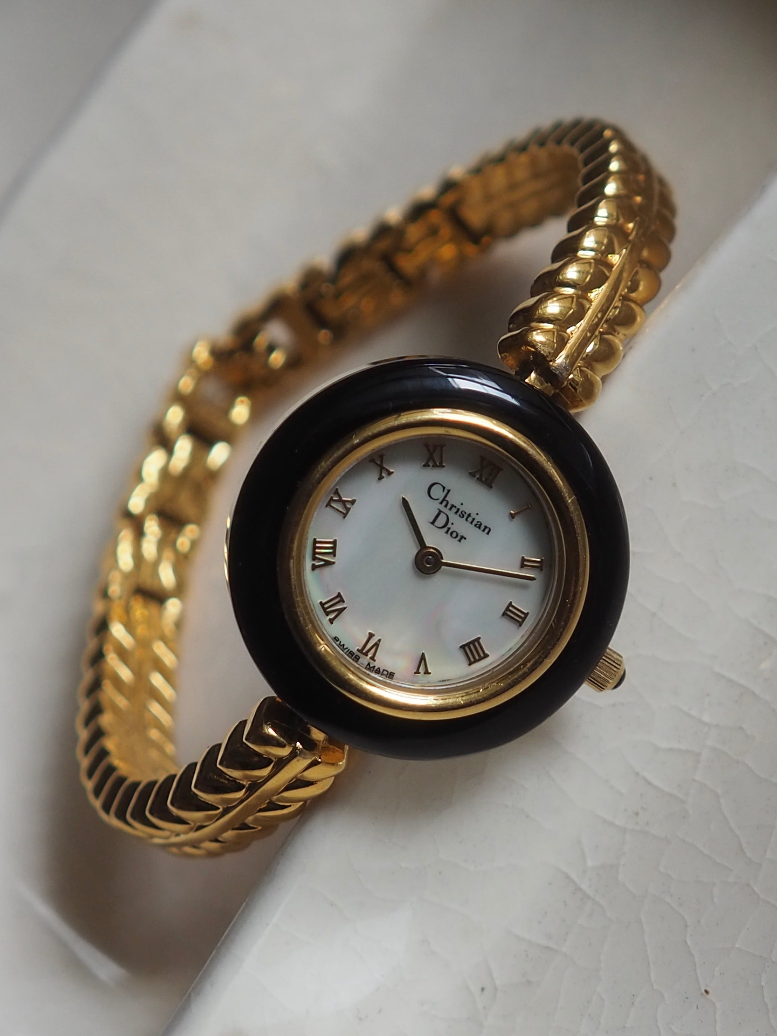 Christian Dior Round Shell Watch