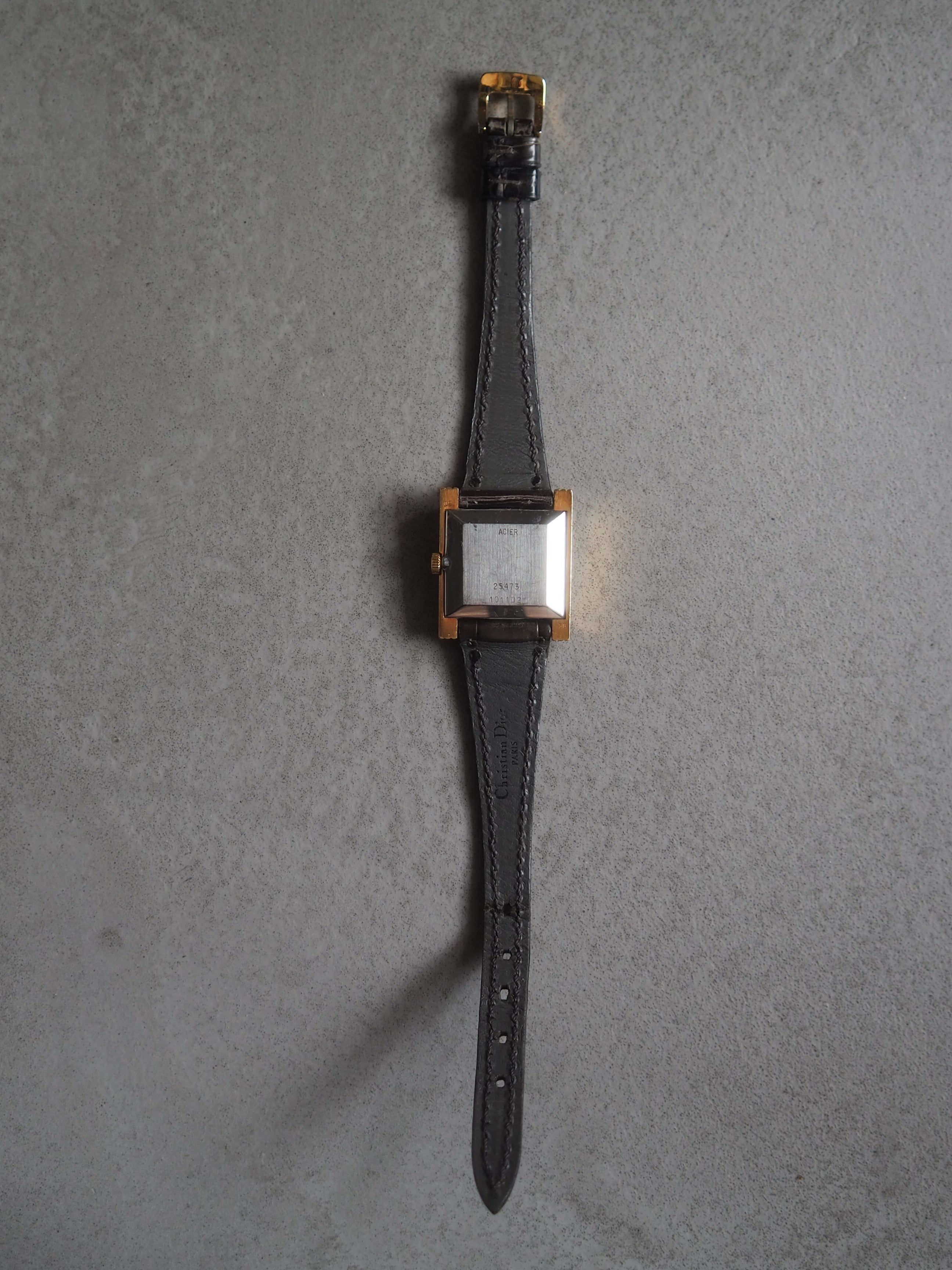 Christian Dior Square Watch YG750