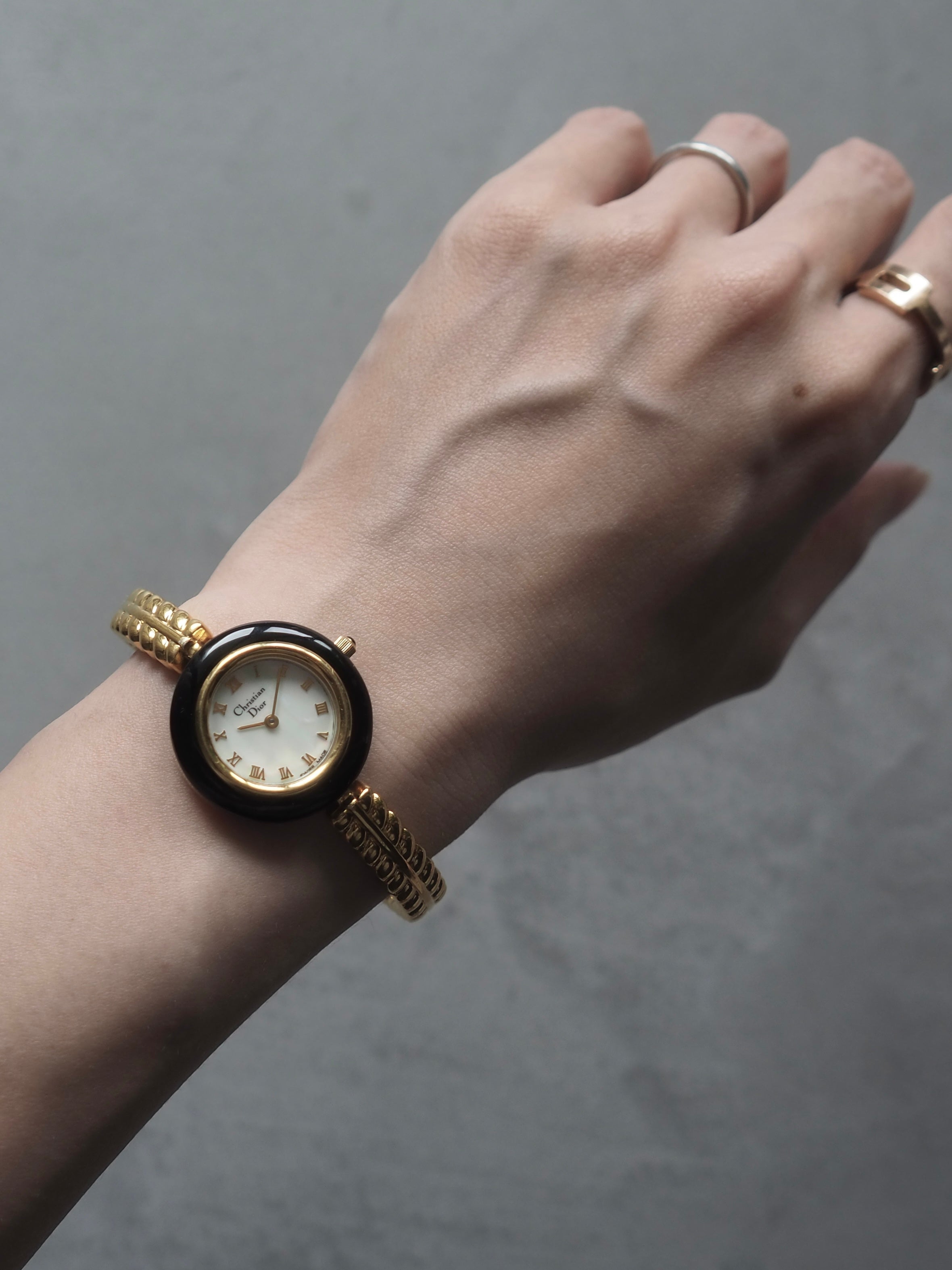Christian Dior Round Shell Watch