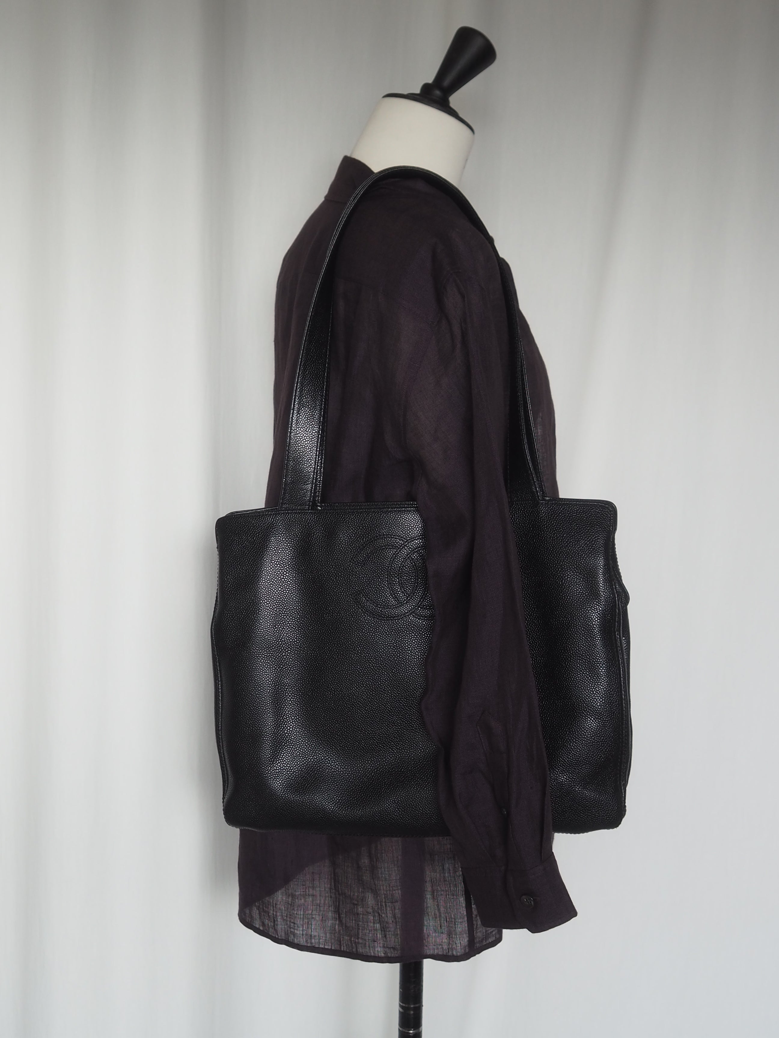 CHANEL シャネル キャビアスキン ココマーク COCO ショルダーバッグ
