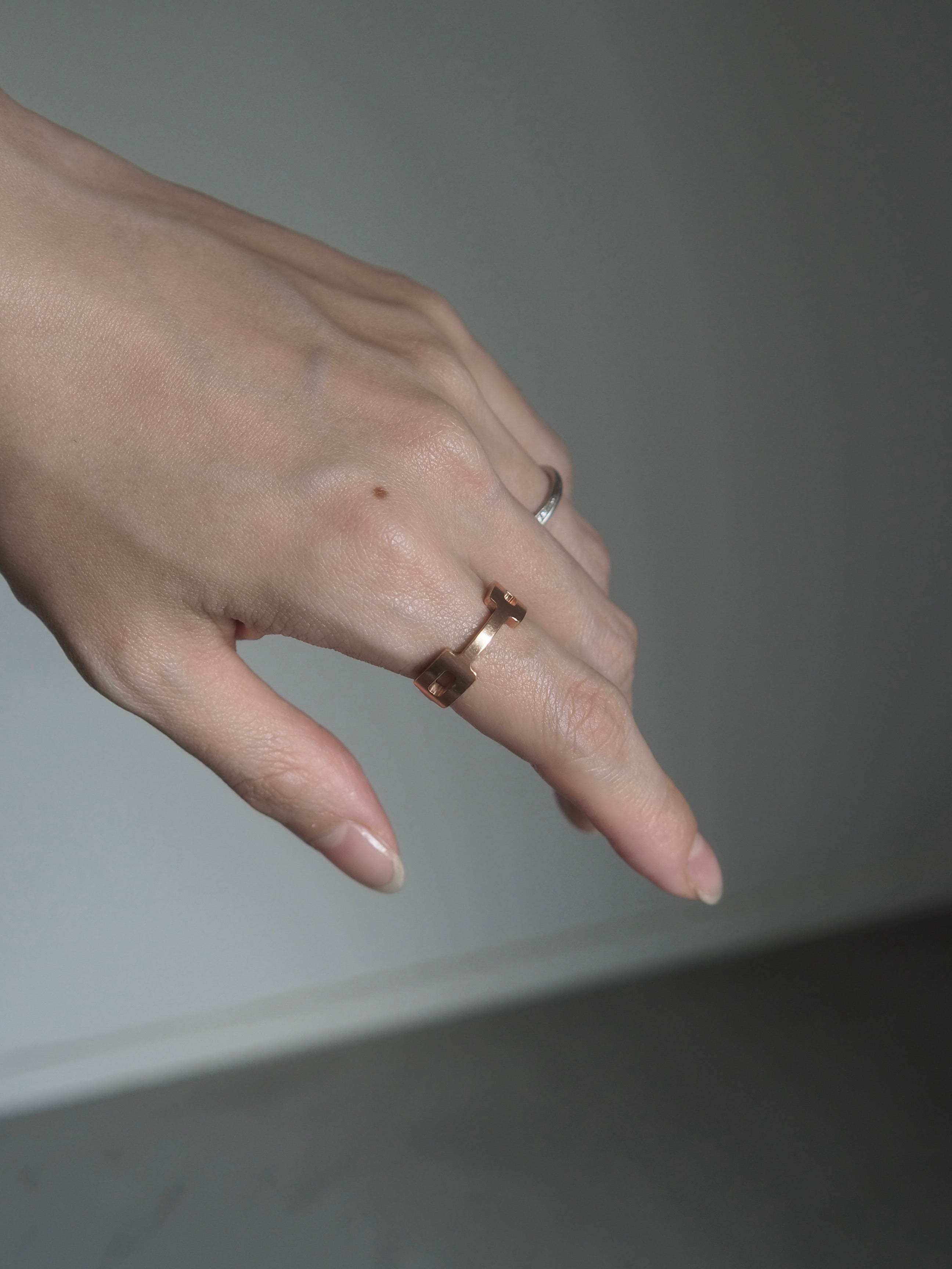 HERMÈS H Motif Ring PG