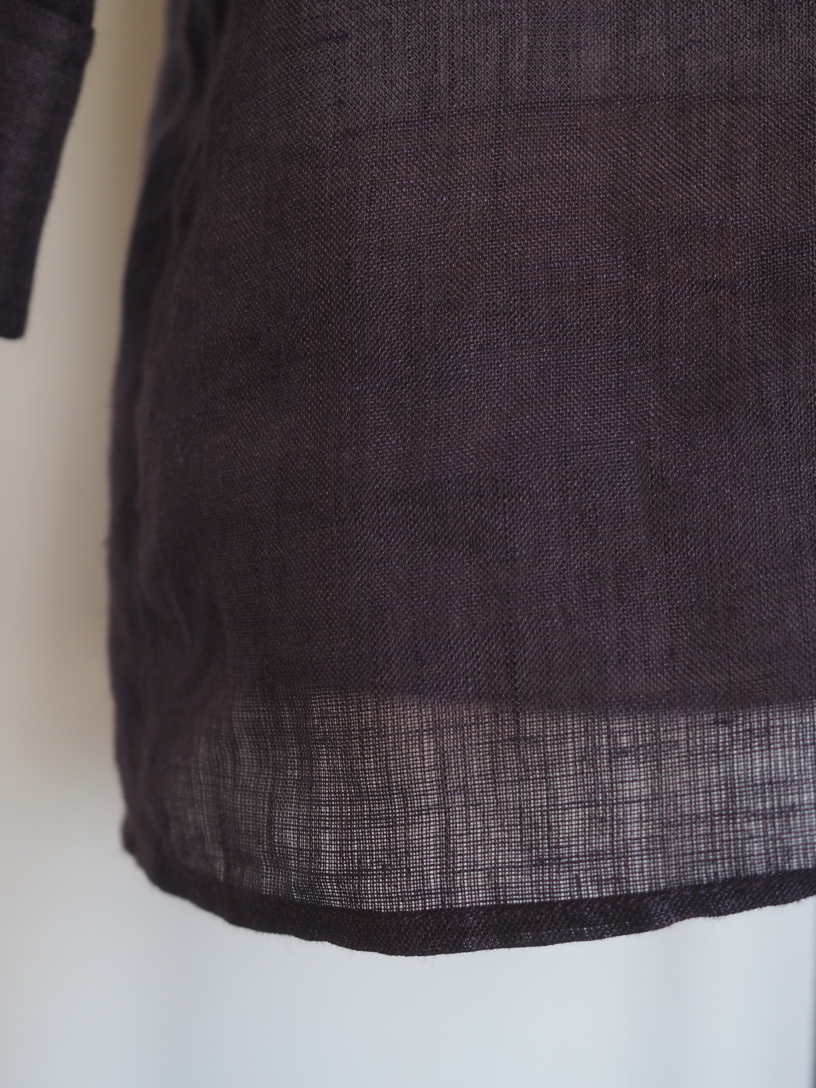 【HOLD】HERMÈS by Martin Margiela Vareuse Linen Shirt
