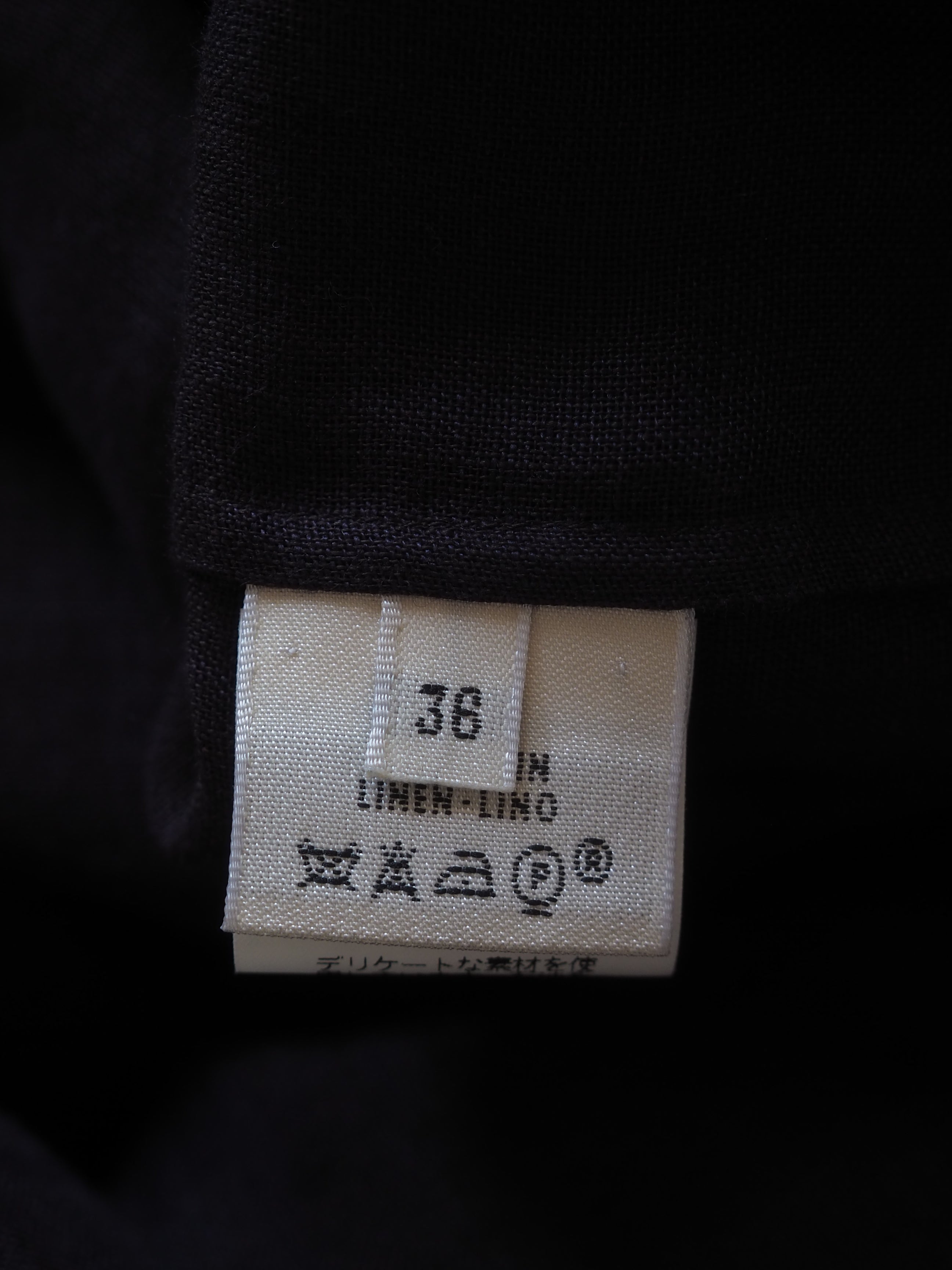 【HOLD】HERMÈS by Martin Margiela Vareuse Linen Shirt