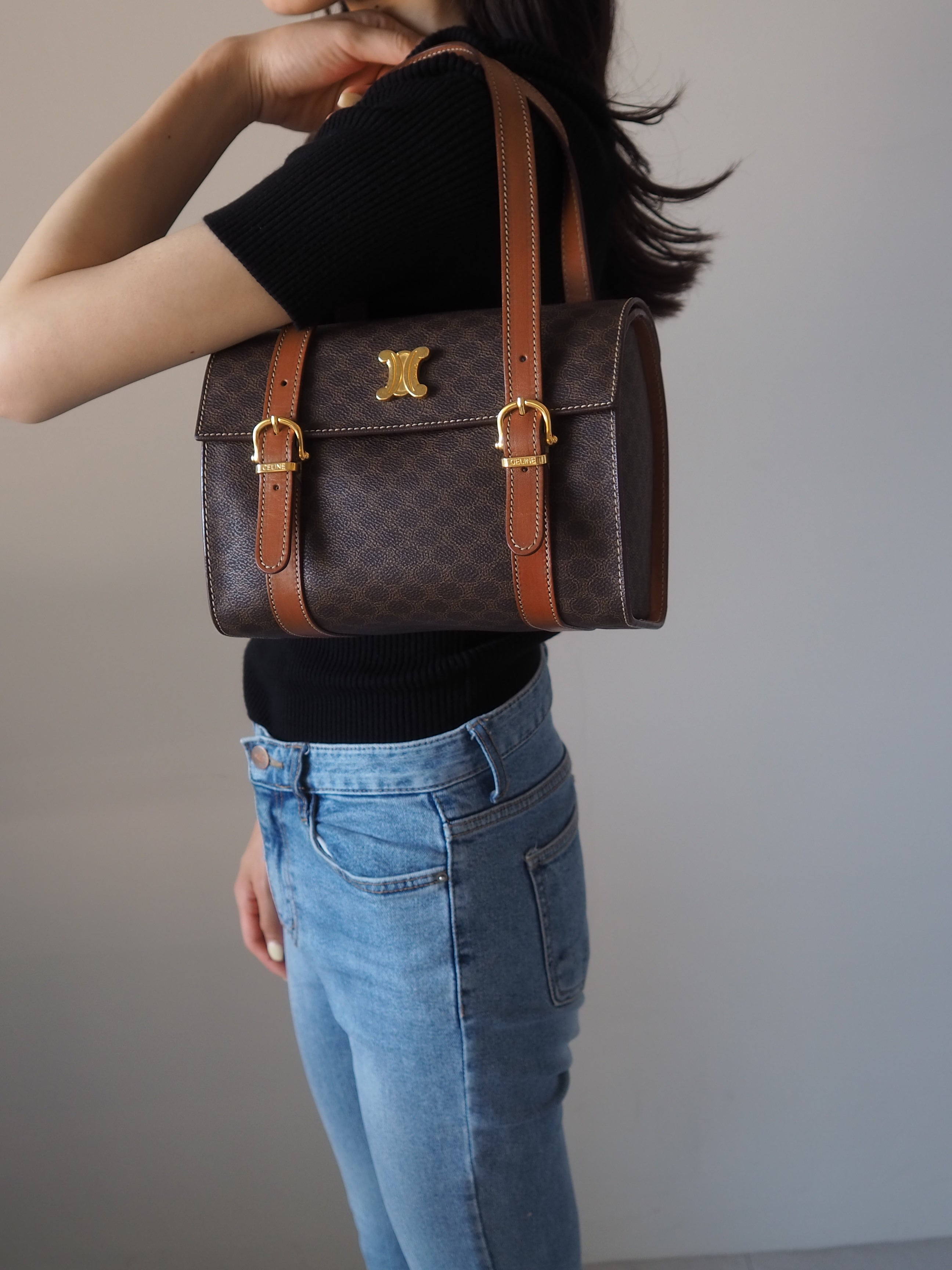 CELINE Macadam Handbag