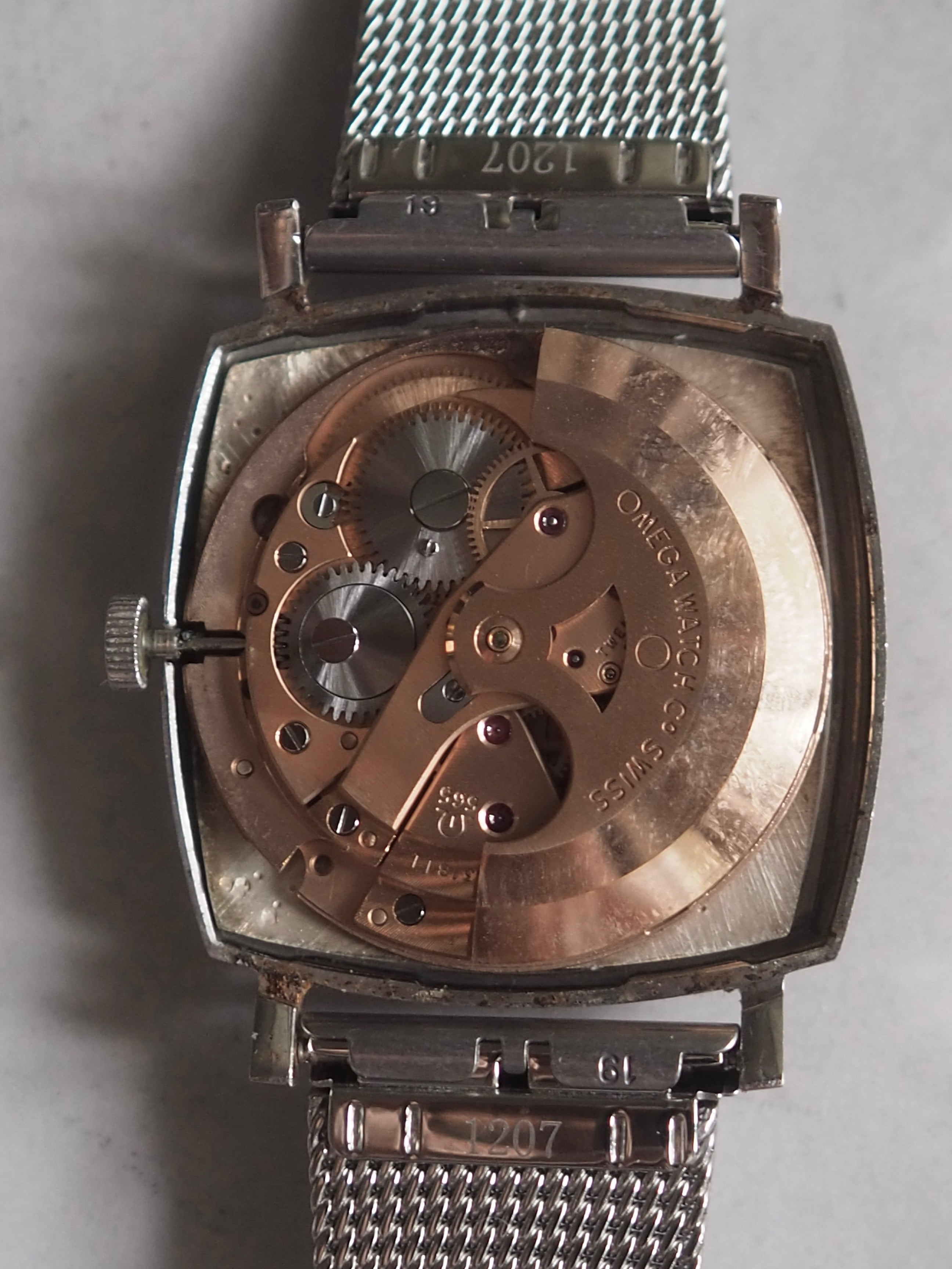 OMEGA TÜRLER Automatic Cushion Watch