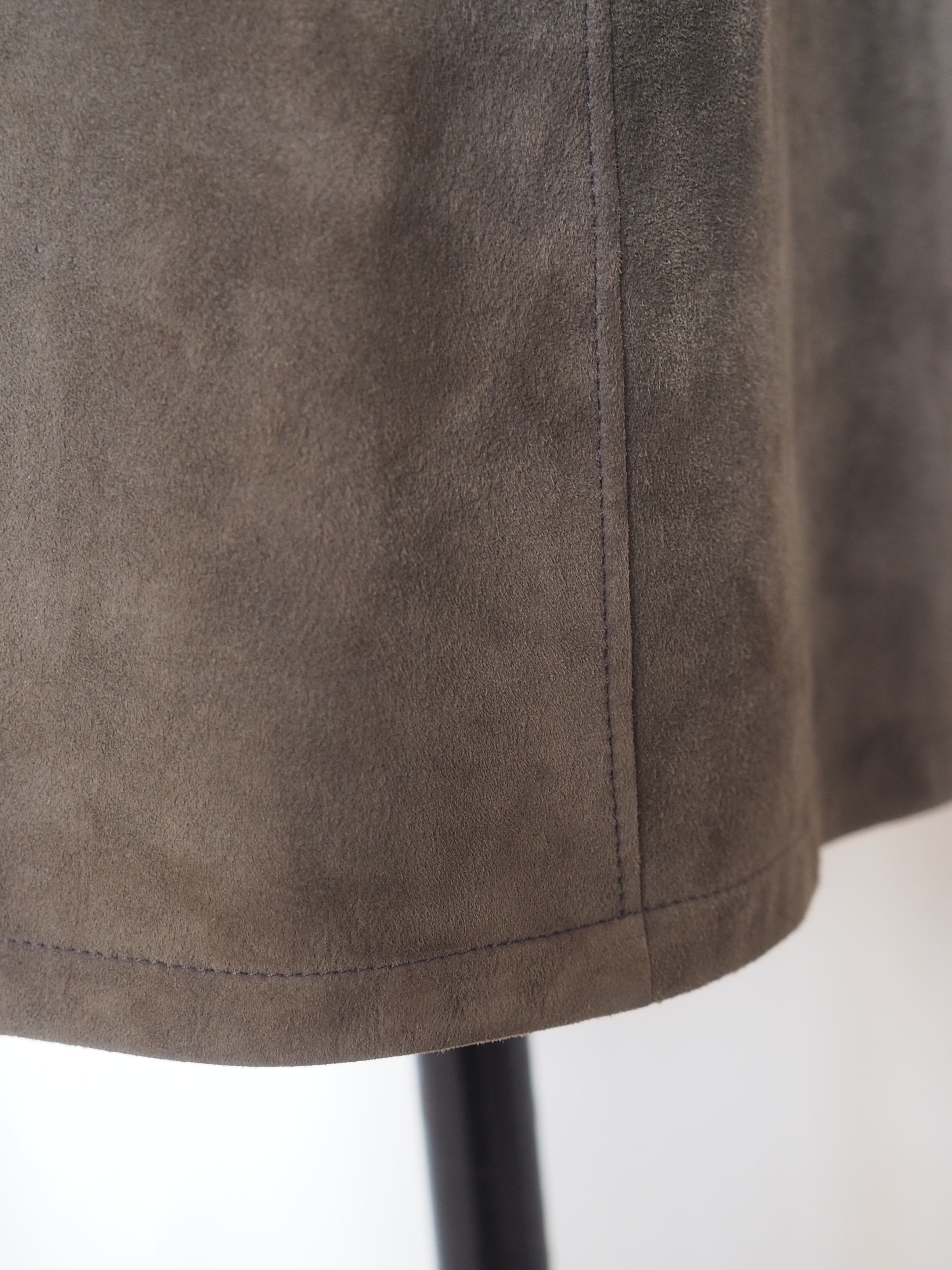 HERMÈS by Martin Margiela Suede Zip Dress
