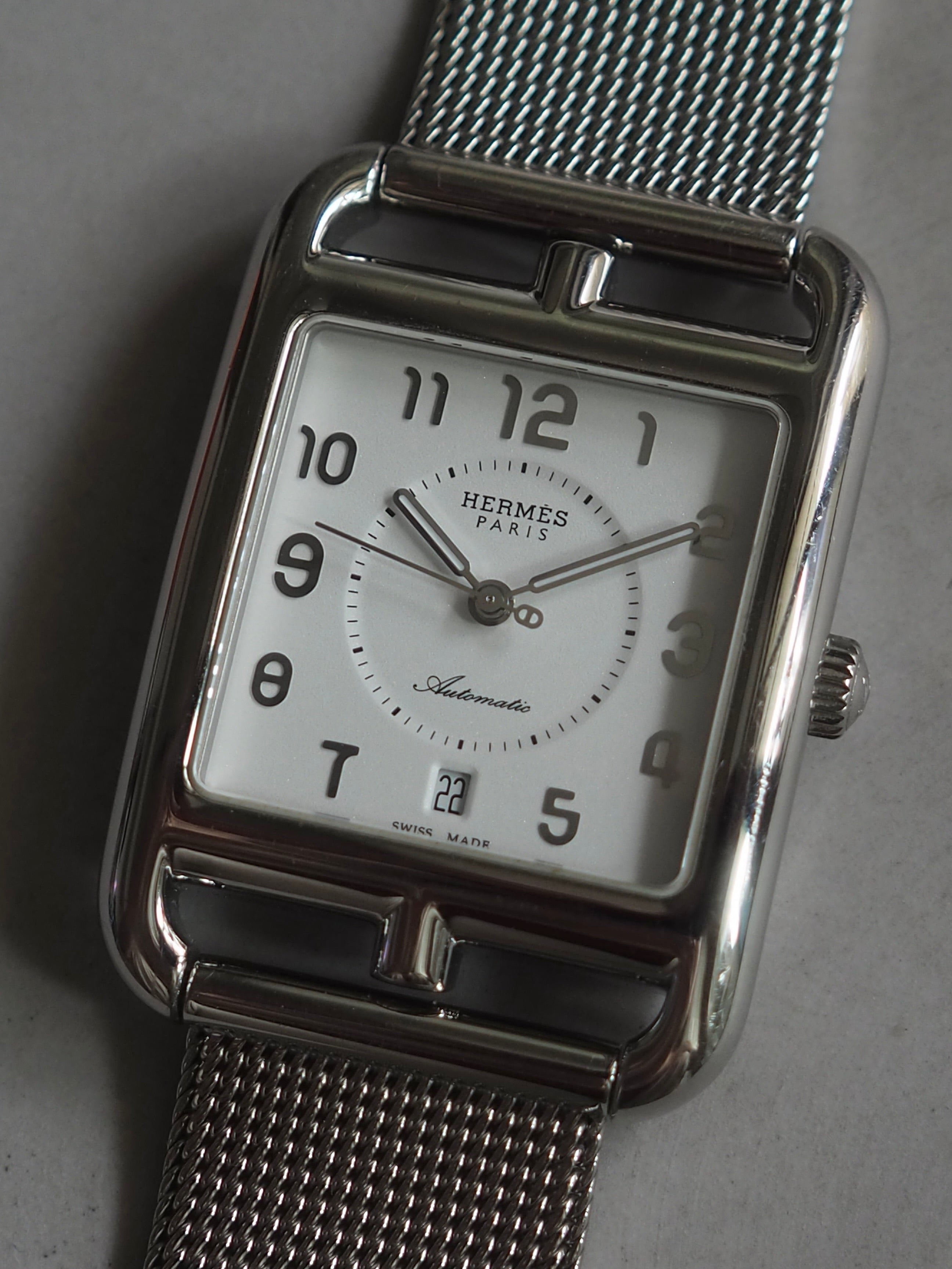 HERMÈS Cape Cod Automatic Mesh Bracelet Watch
