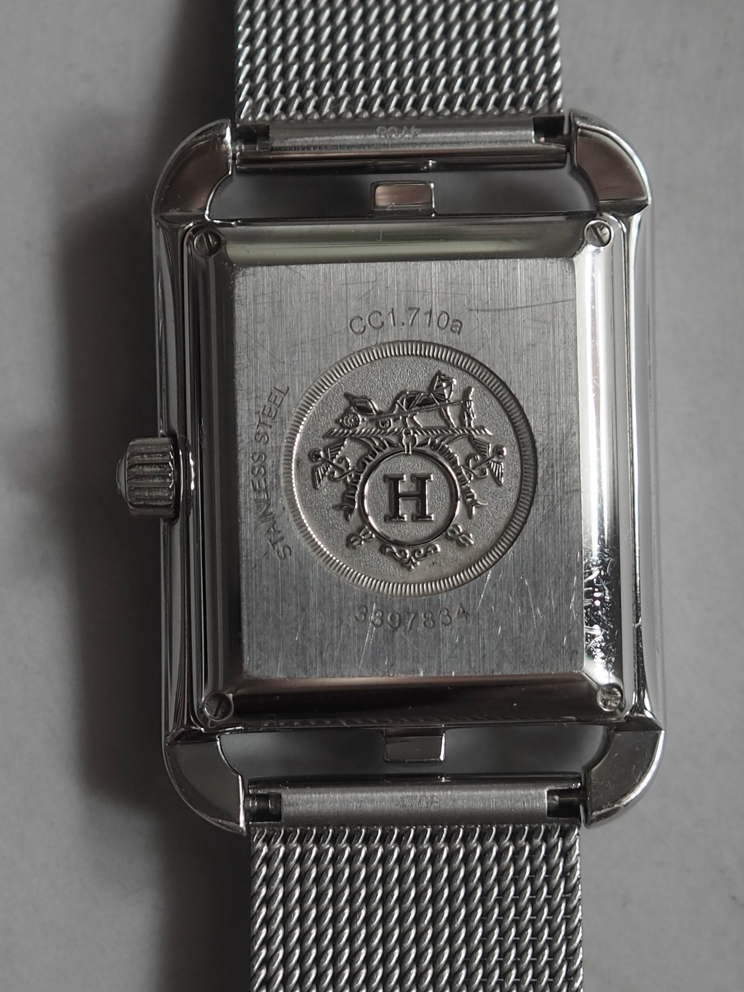 HERMÈS Cape Cod Automatic Mesh Bracelet Watch