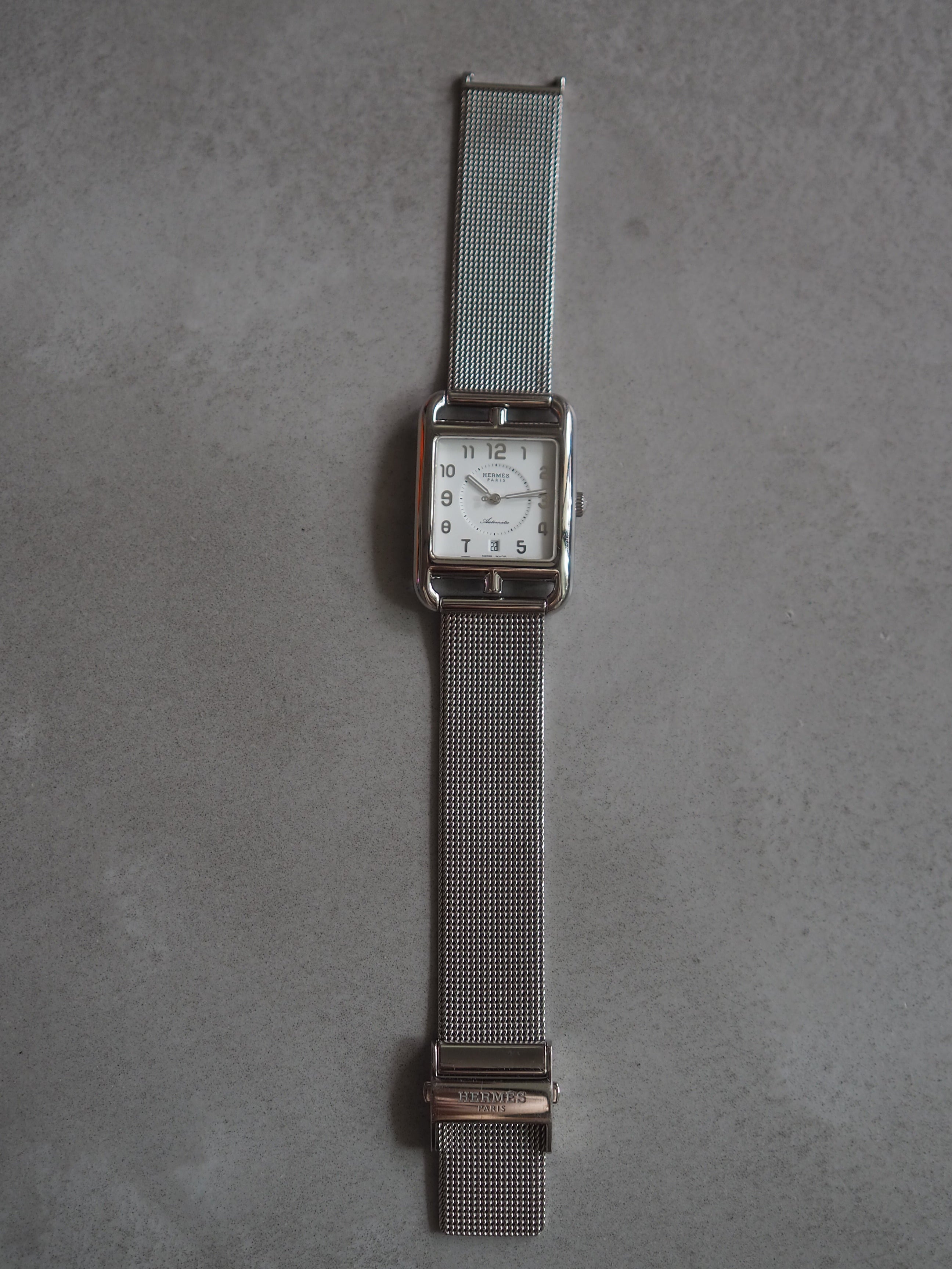 HERMÈS Cape Cod Automatic Mesh Bracelet Watch