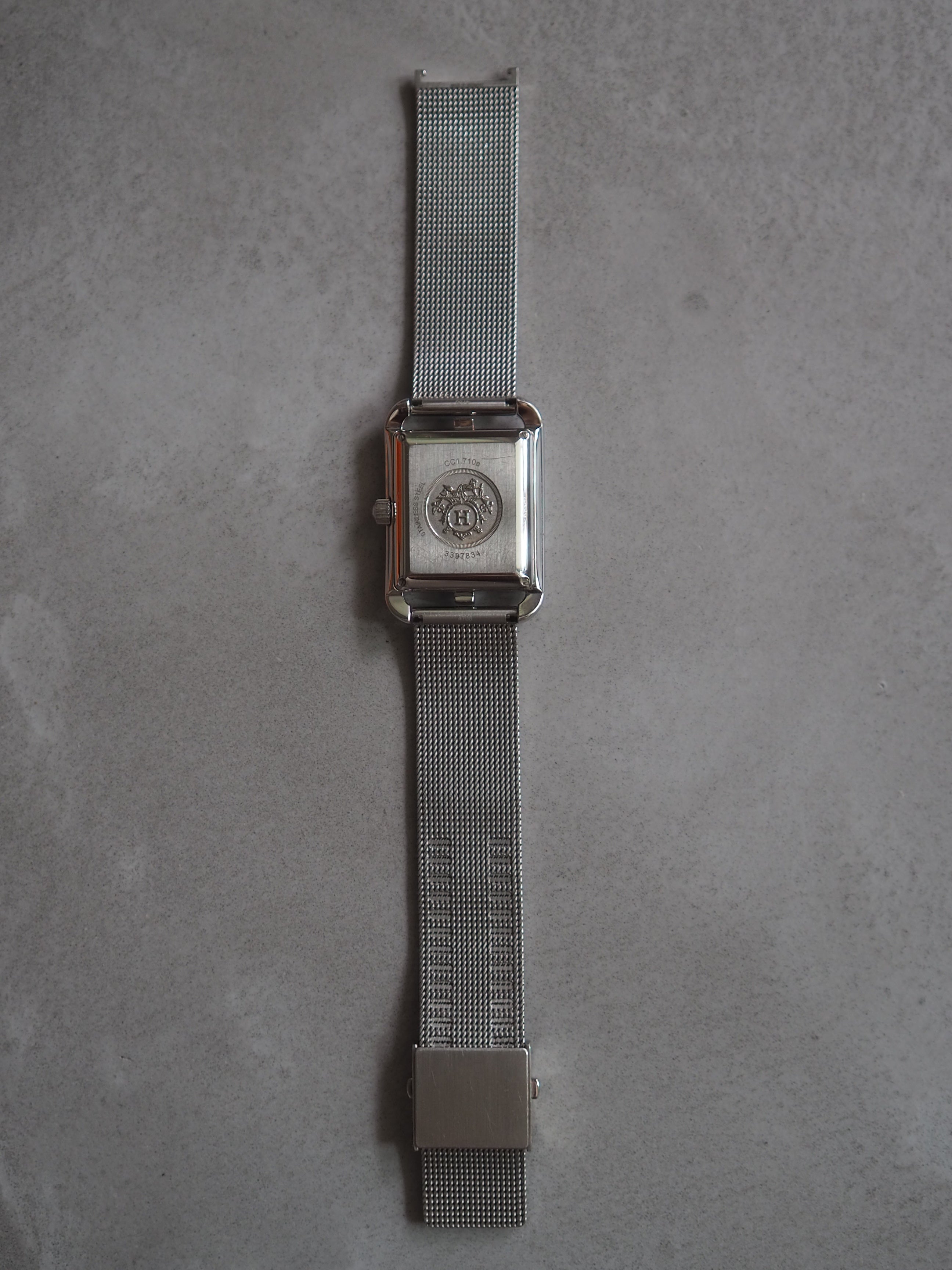 HERMÈS Cape Cod Automatic Mesh Bracelet Watch