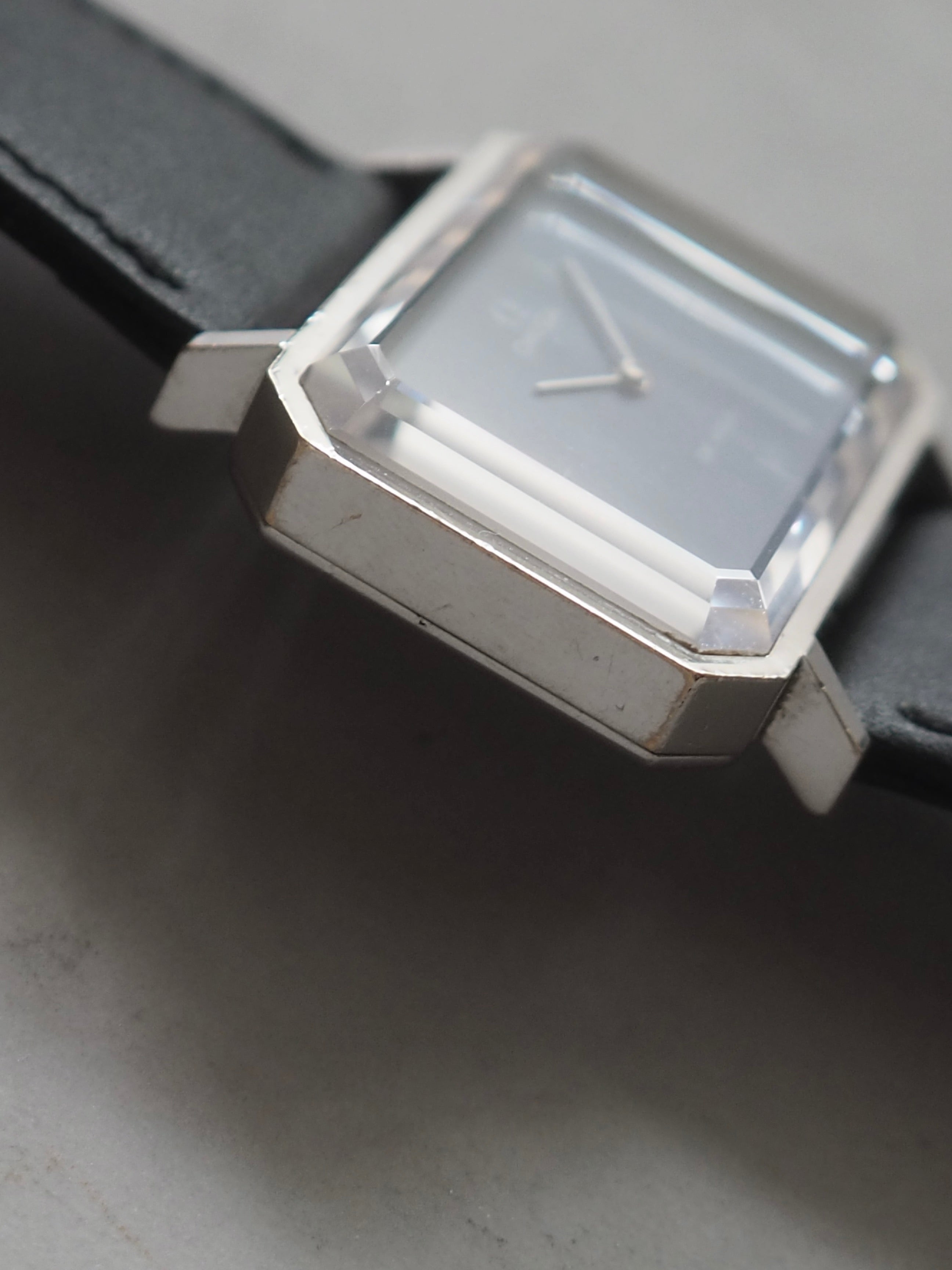 オメガ 手巻き時計 シルバー/ダークブルー OMEGA オメガ エメラルドライン ウォッチ 腕時計 手巻き シルバー