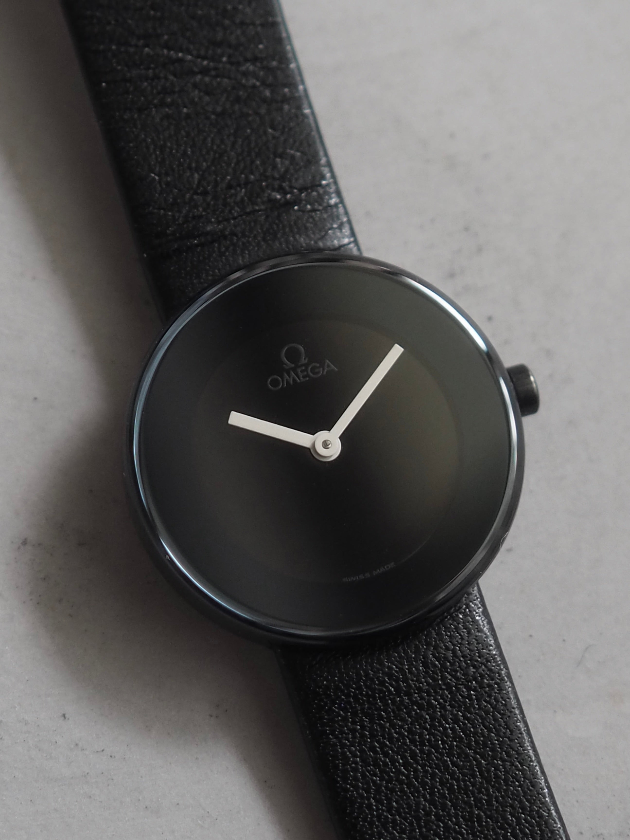 OMEGA オメガ アートコレクション ウォッチ 腕時計 ブラック クォーツ