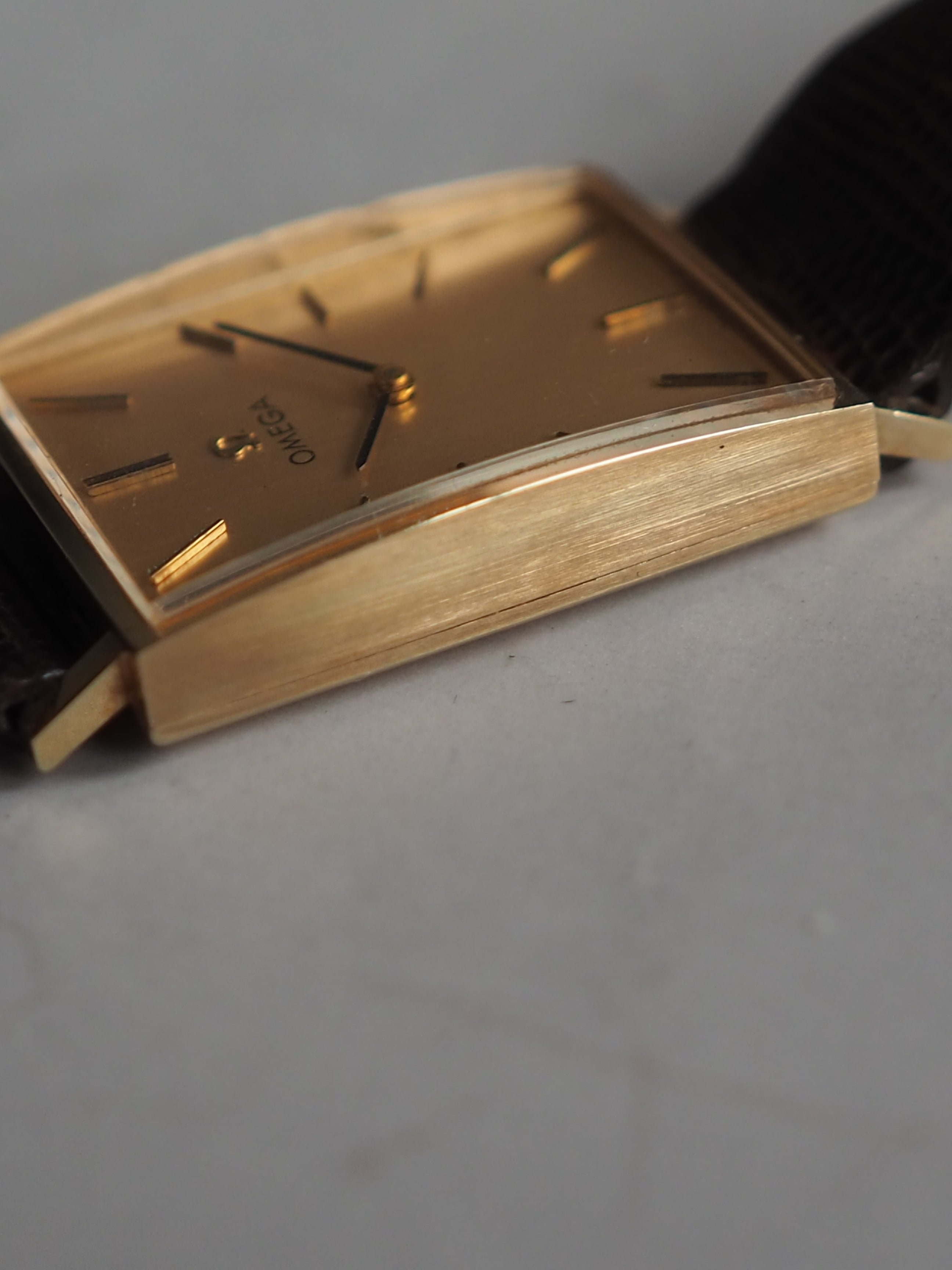 OMEGA Rectangular Watch 14K Gold