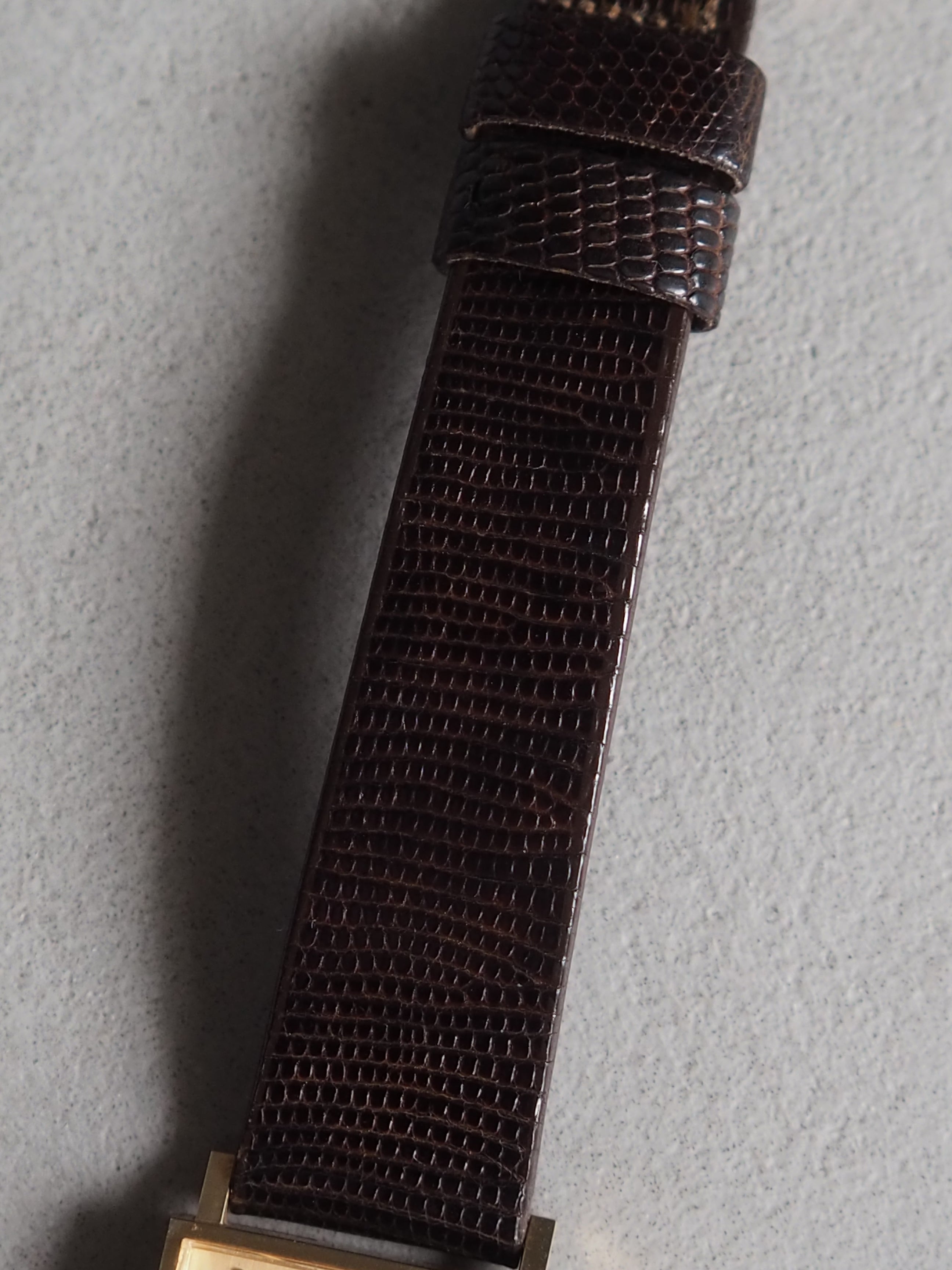 OMEGA Rectangular Watch 14K Gold