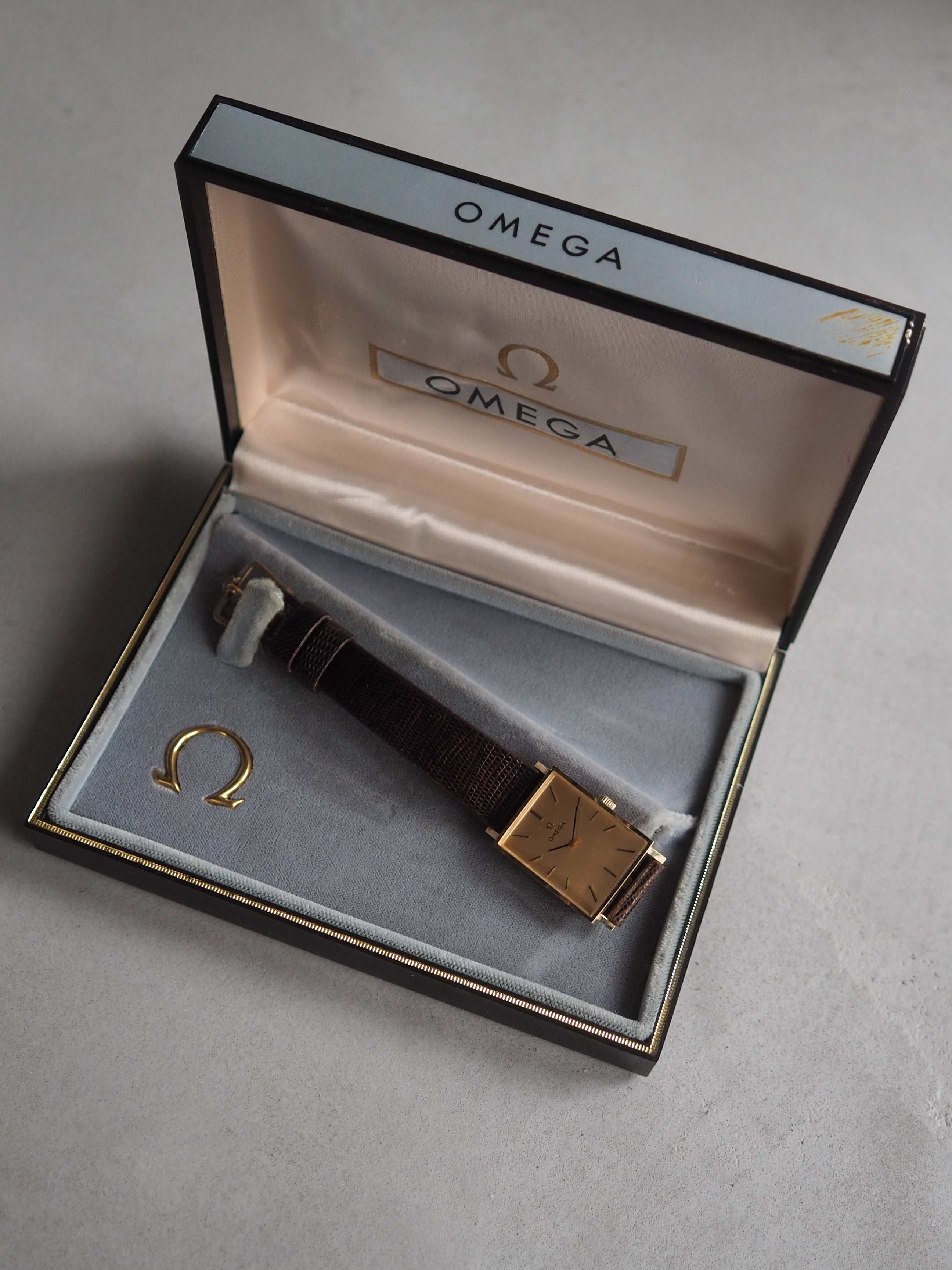 OMEGA Rectangular Watch 14K Gold