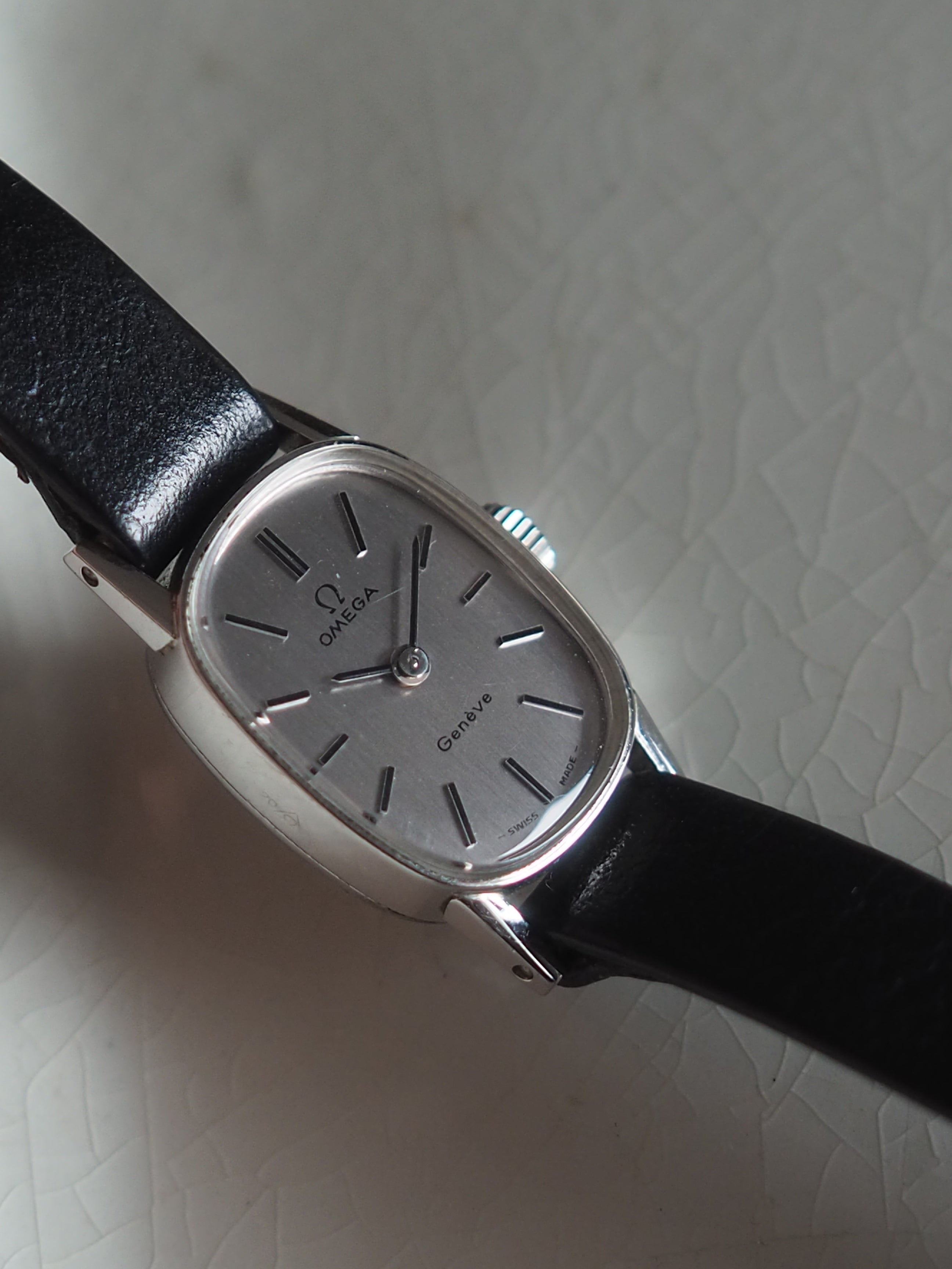 OMEGA オメガ DE VILLE デビル オーバル ウォッチ 腕時計 シルバー