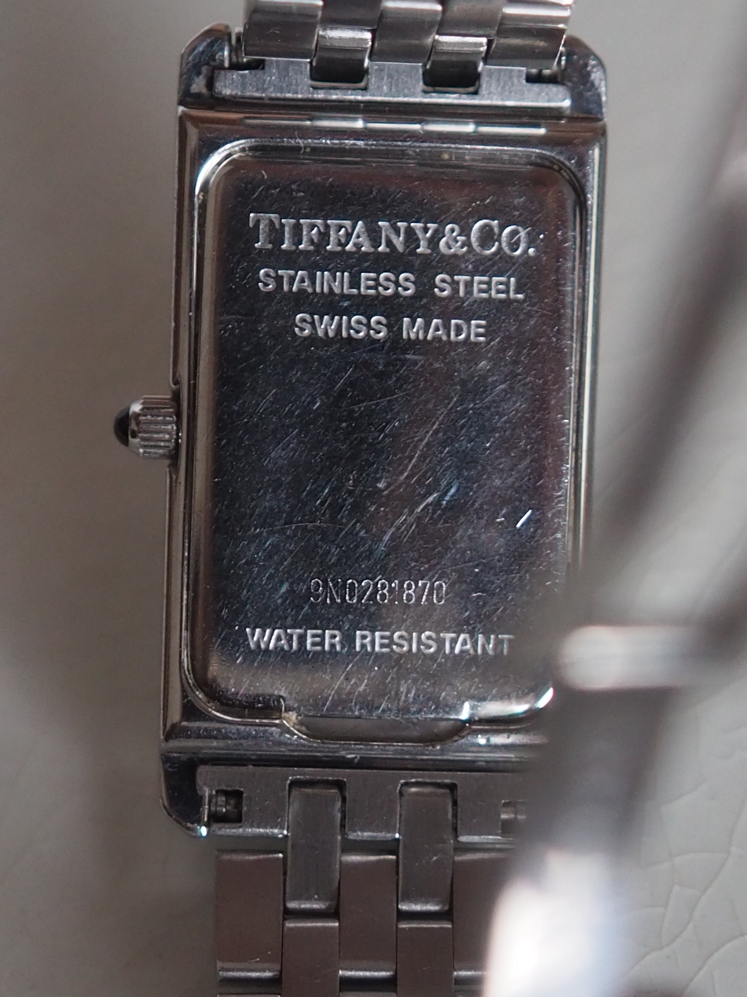 Tiffany & Co. Classic Rectangular Watch Stainless