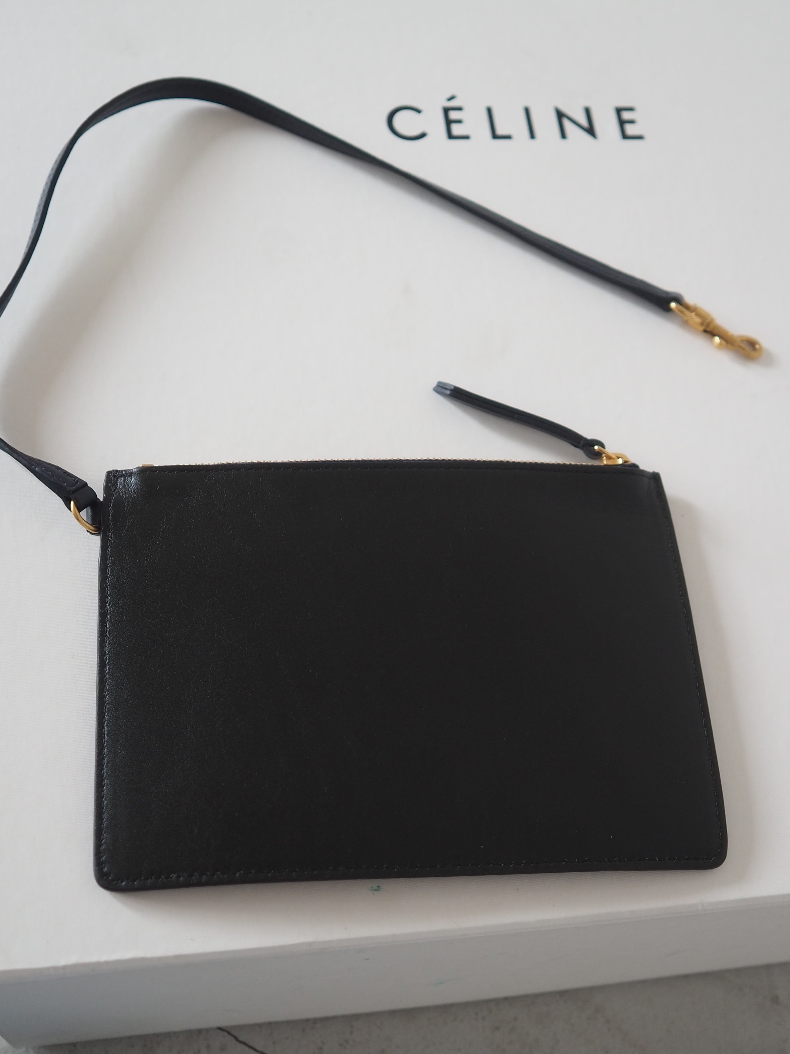 CELINE セリーヌ サングル ミディアム トート ショルダー バッグ
