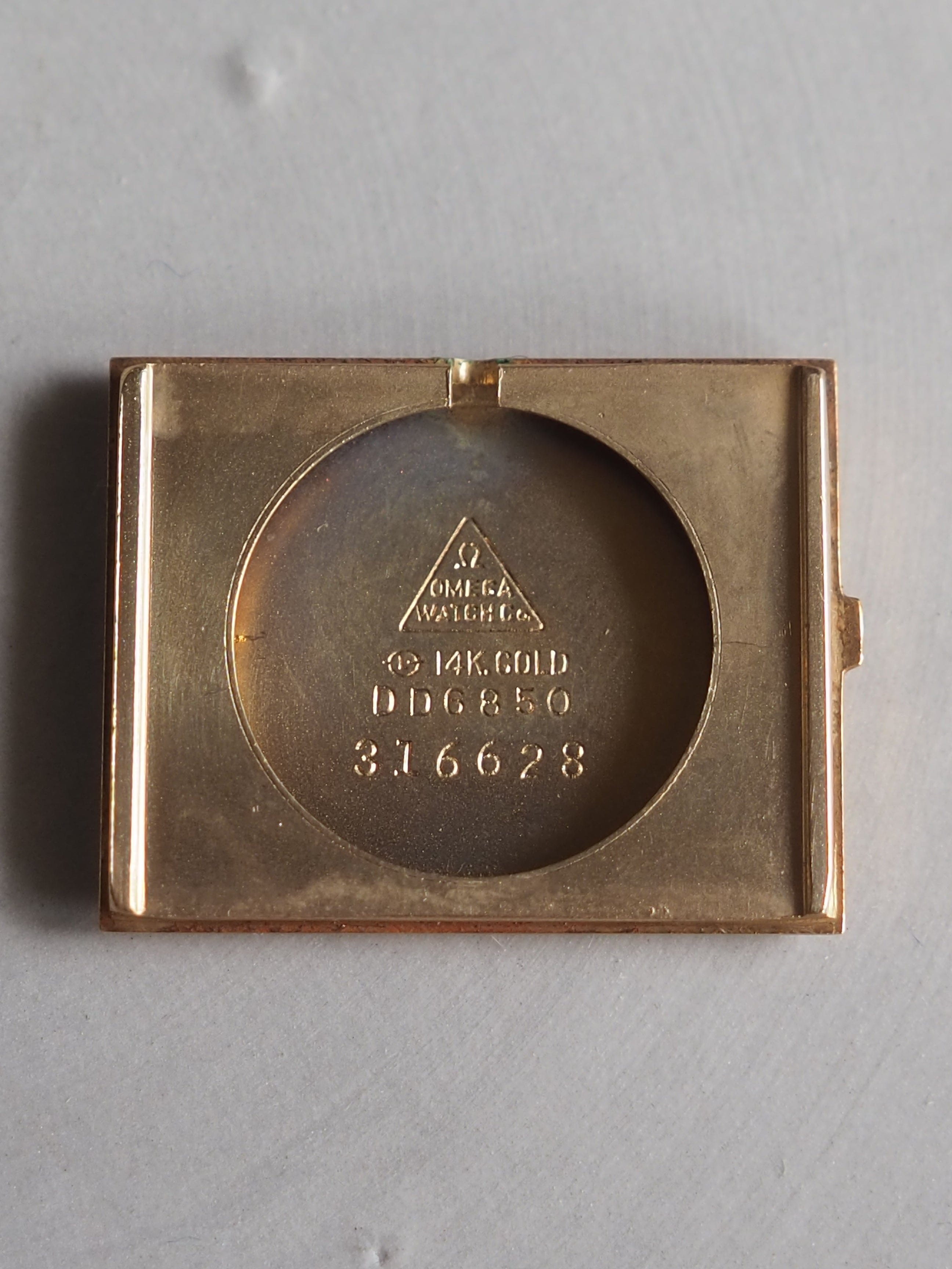 OMEGA Rectangular Watch 14K Gold