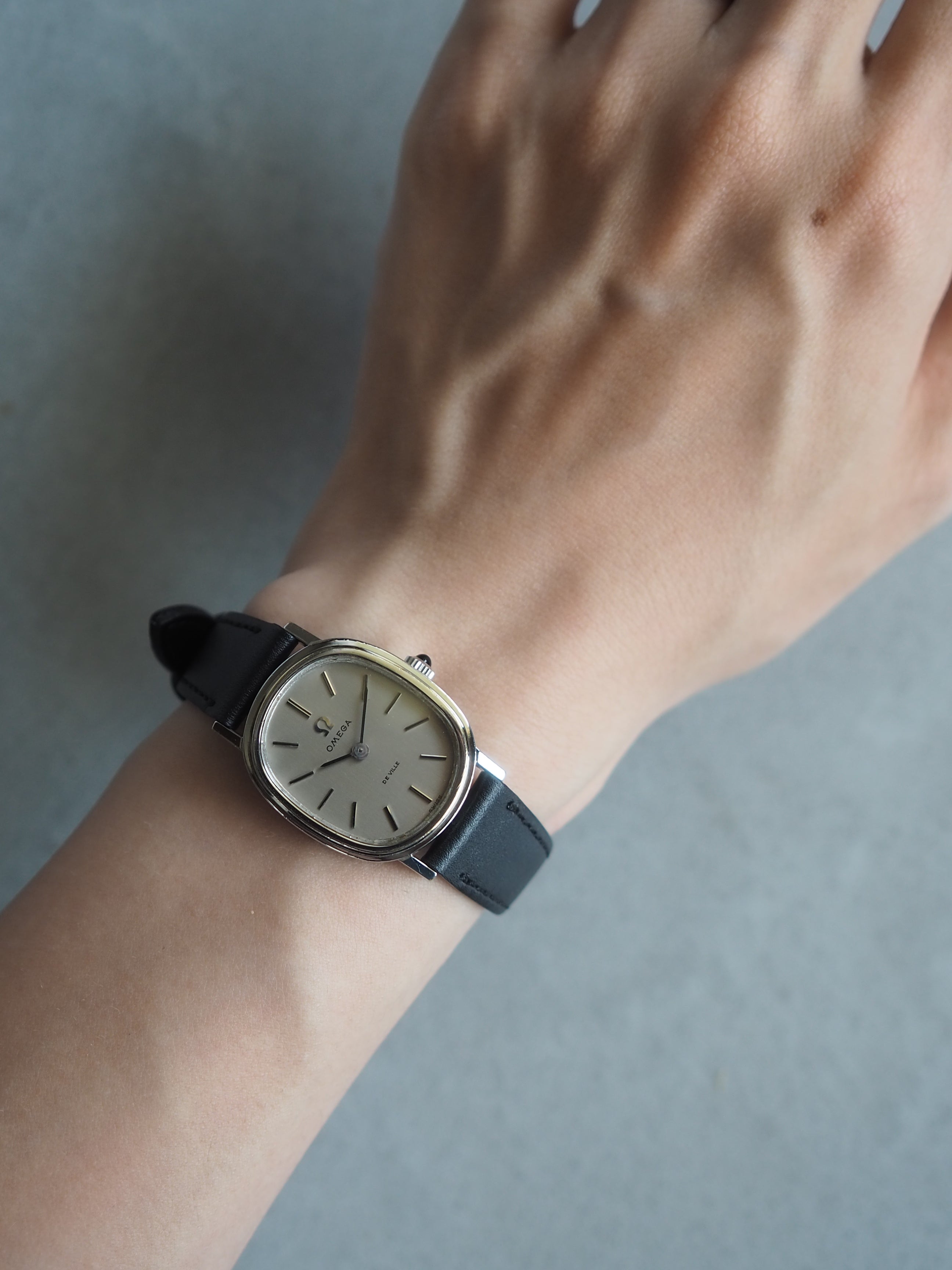 【ジャンク品2点セット】OMEGA　オメガ　DEVILLE他　　レディース　メンズ　手巻　クォーツ⑥ オメガ OMEGA De Ville レディース\u0026メンズ メンズ