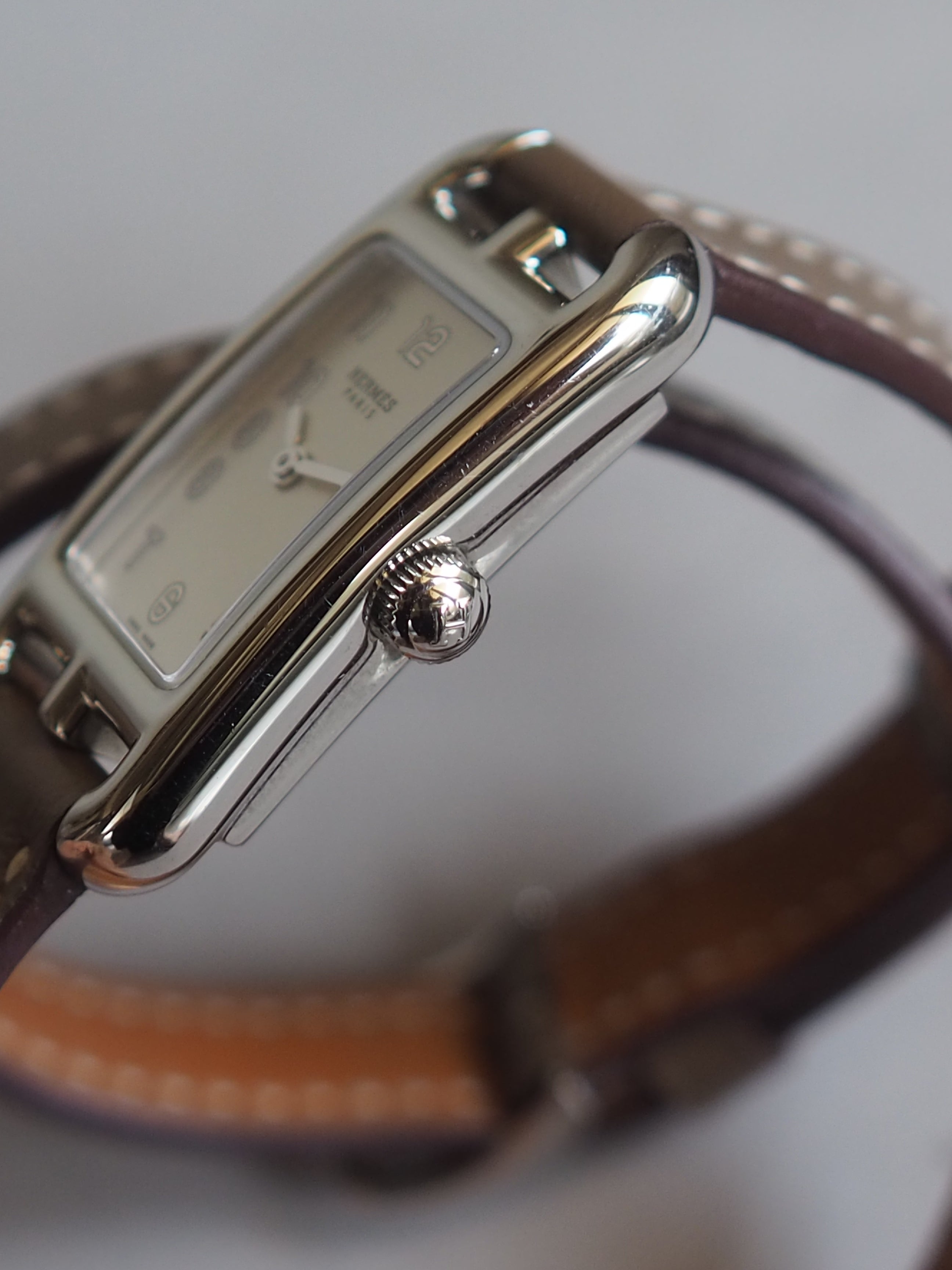 HERMES エルメス ケープコッド ナンタケット ウォッチ 腕時計 シルバー