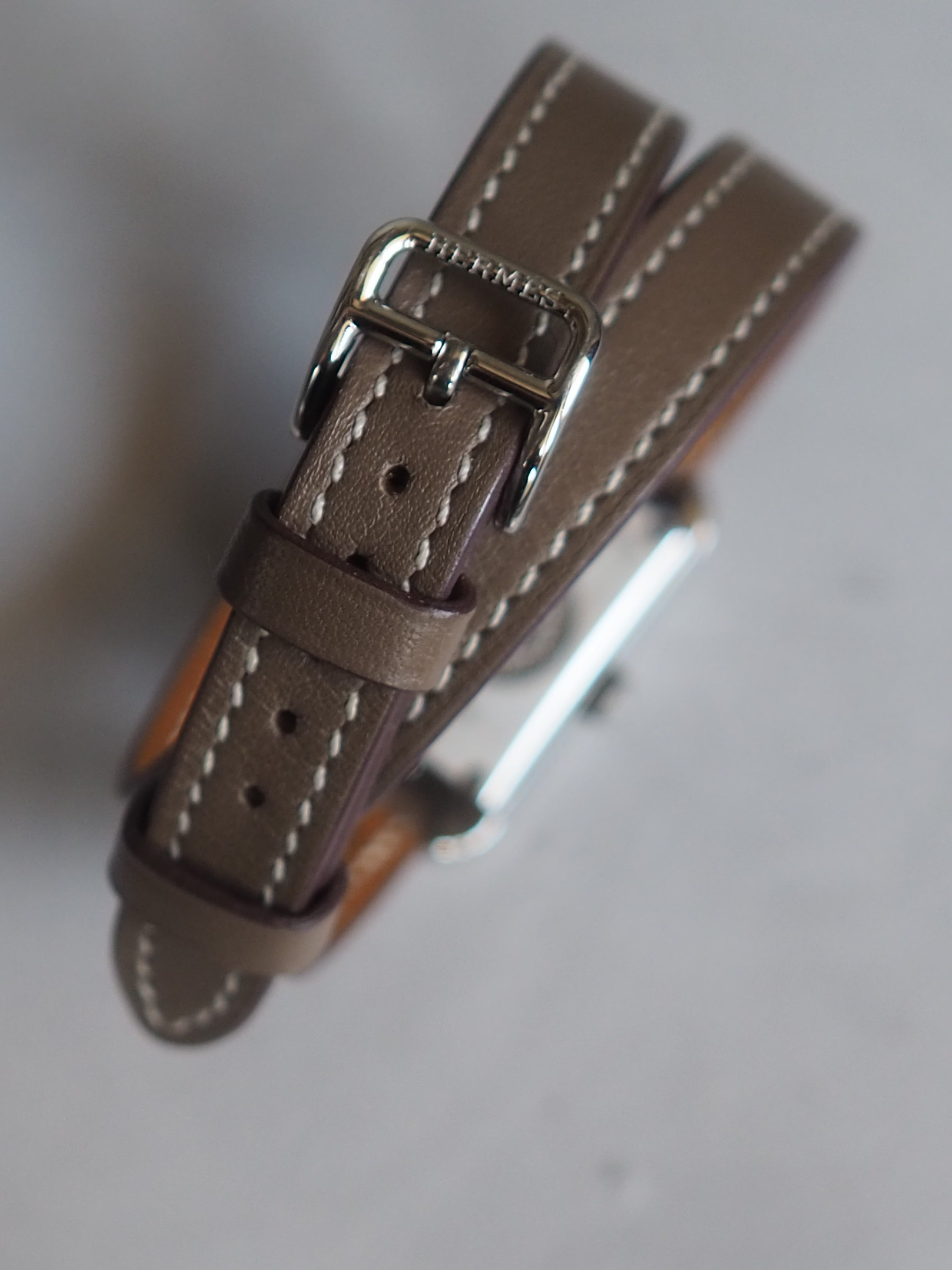 エルメス　ナンタケット　エトゥープ HERMES エルメス ケープコッド ナンタケット ウォッチ 腕時計 シルバー
