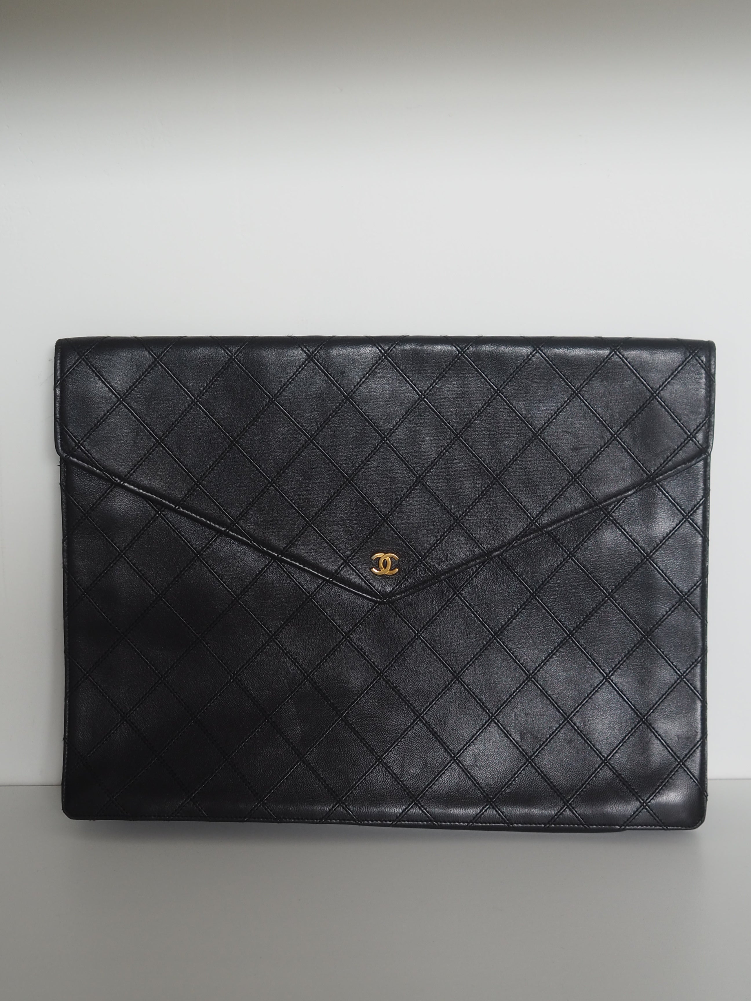 CHANEL シャネル COCO ココマーク クラッチ バッグ マルチ PC iPad