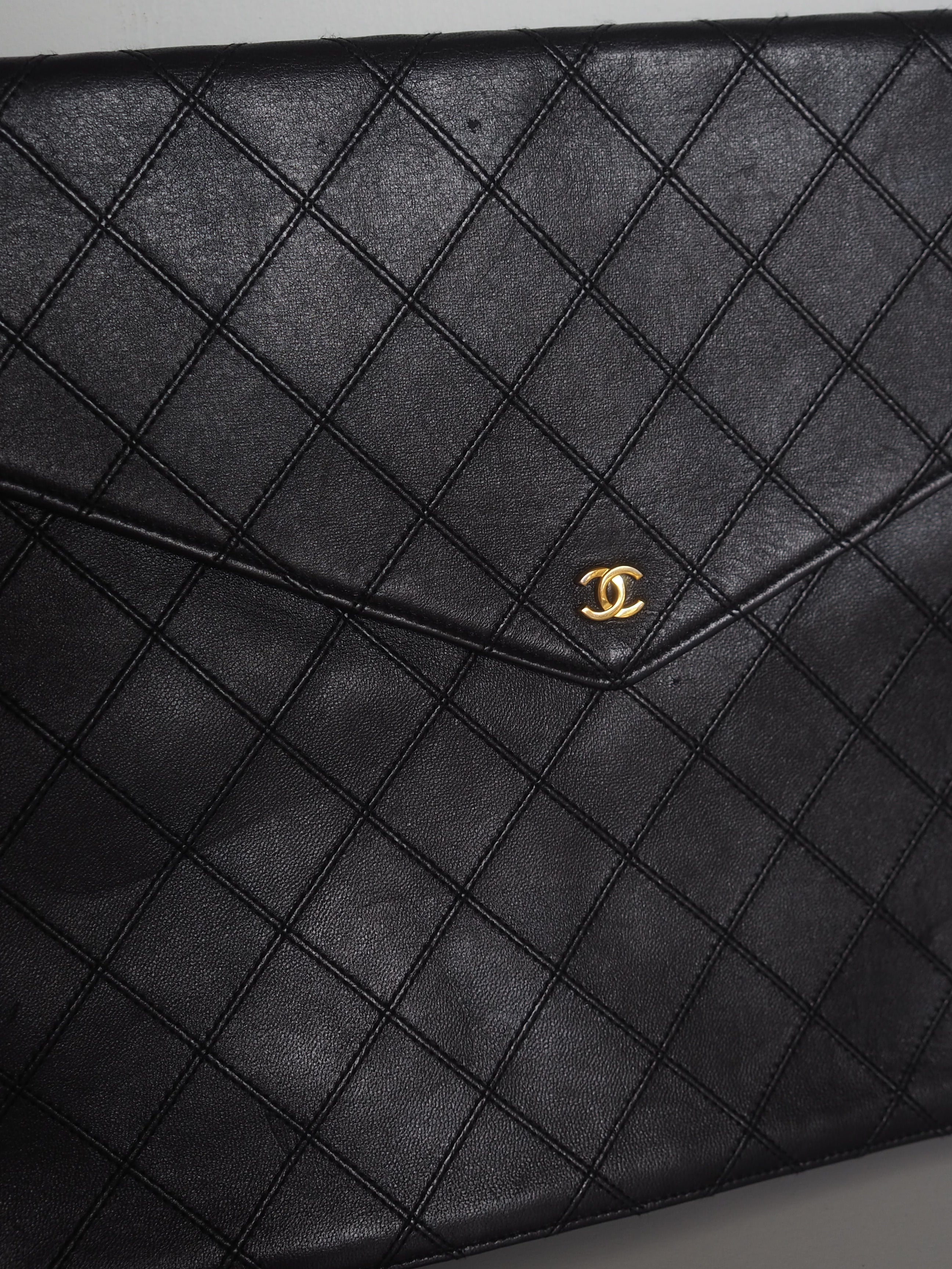 CHANEL シャネル COCO ココマーク クラッチ バッグ マルチ PC iPad