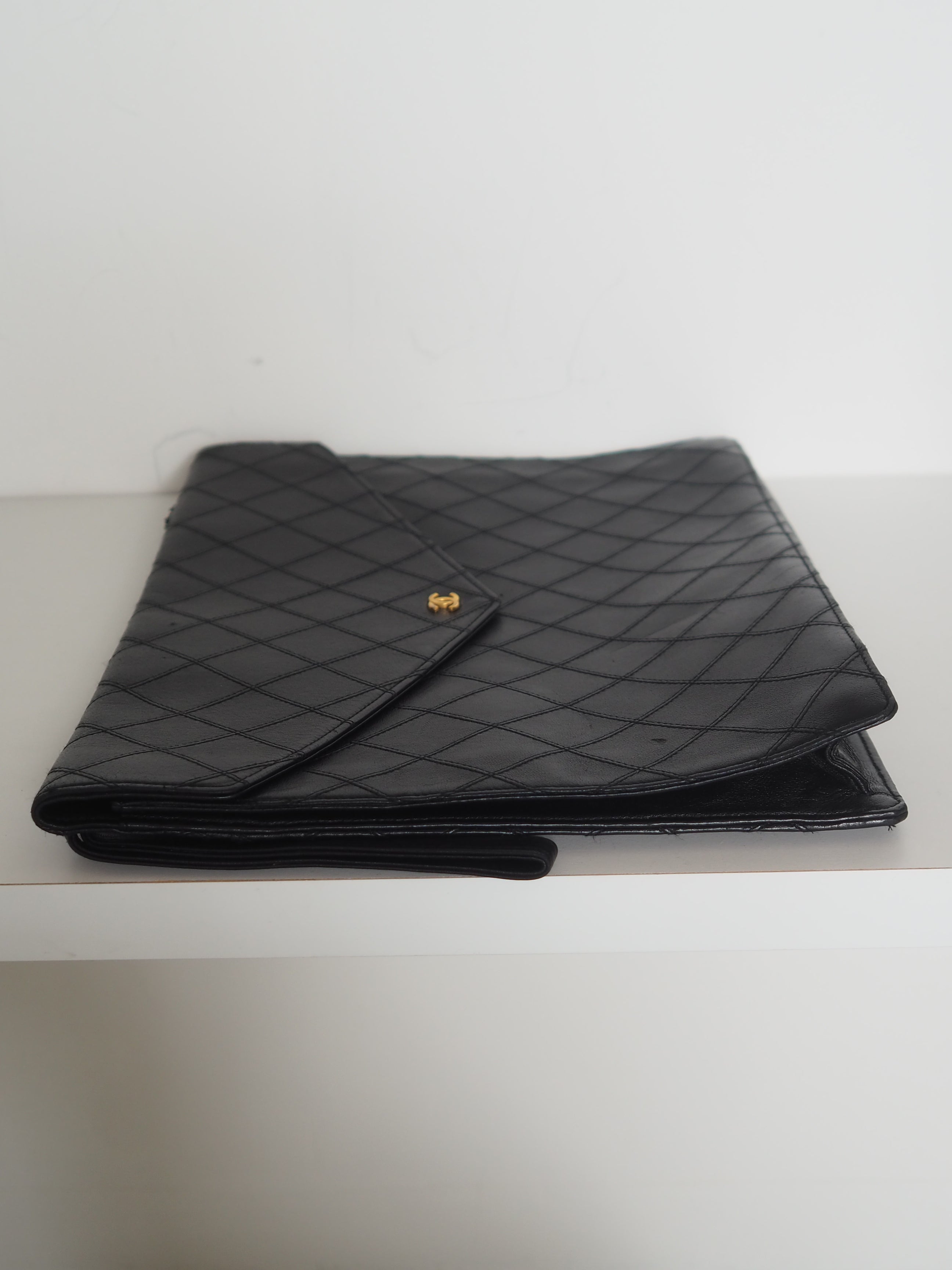 CHANEL シャネル COCO ココマーク クラッチ バッグ マルチ PC iPad