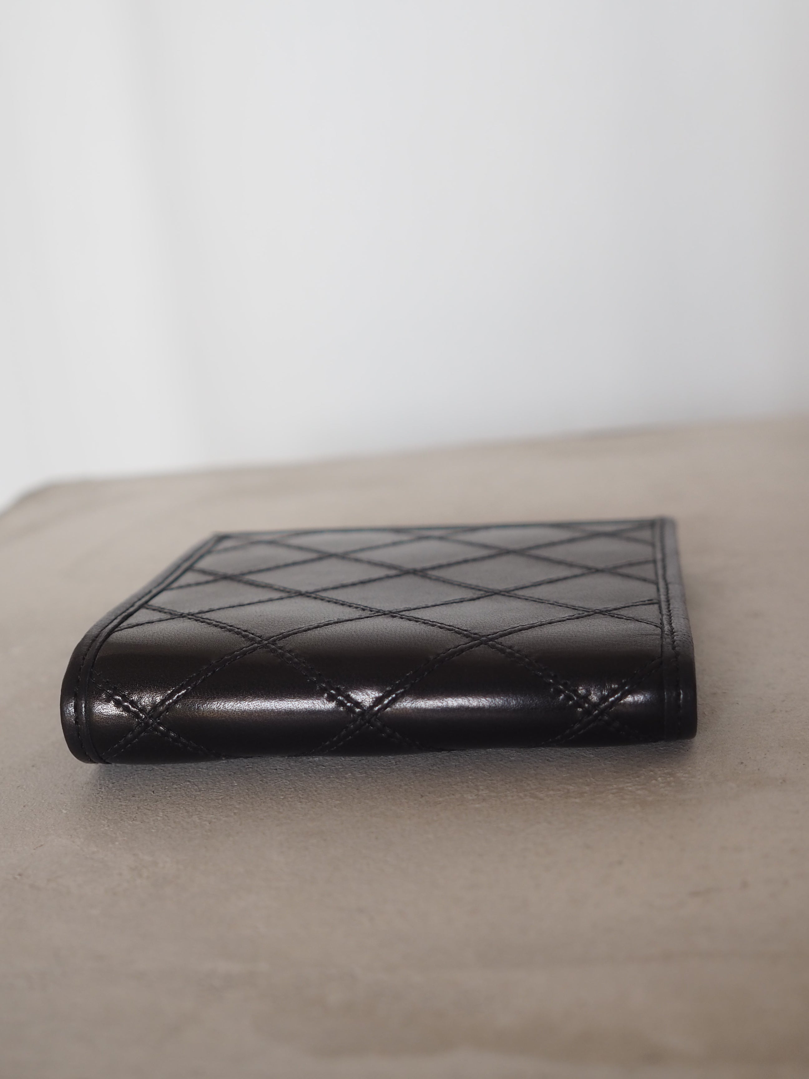 CHANEL Bicolore Bi-Fold Wallet