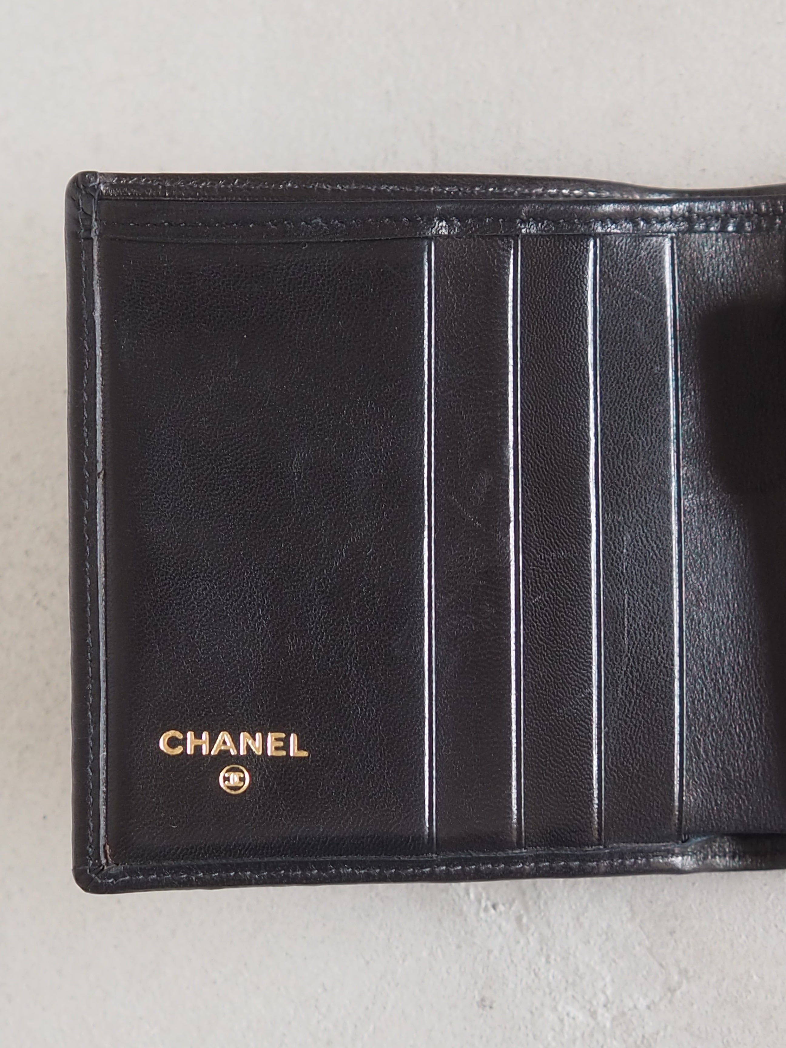 CHANEL シャネル ビコローレ コインケース ミニ 二つ折り 財布