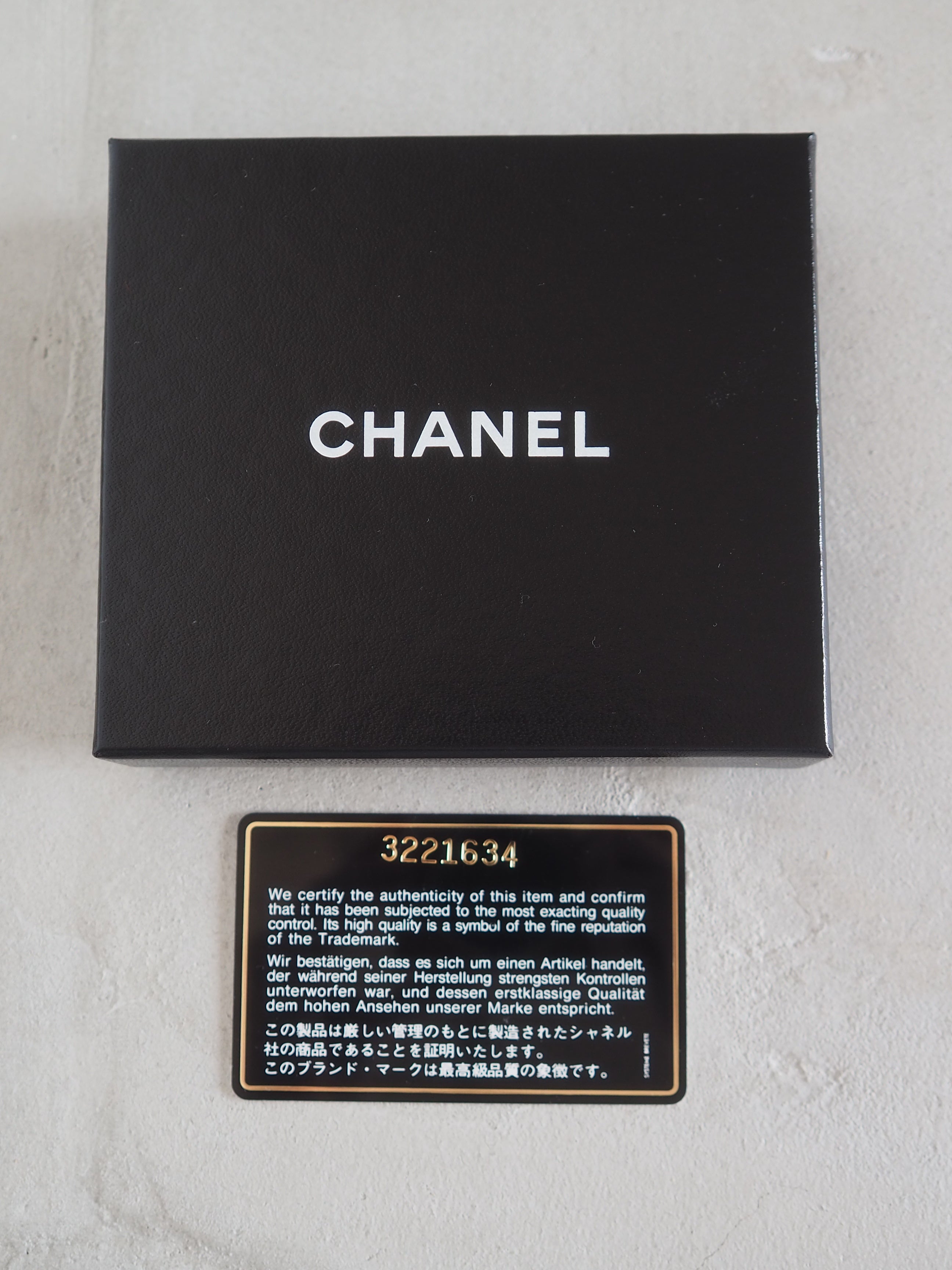 CHANEL Bicolore Bi-Fold Wallet