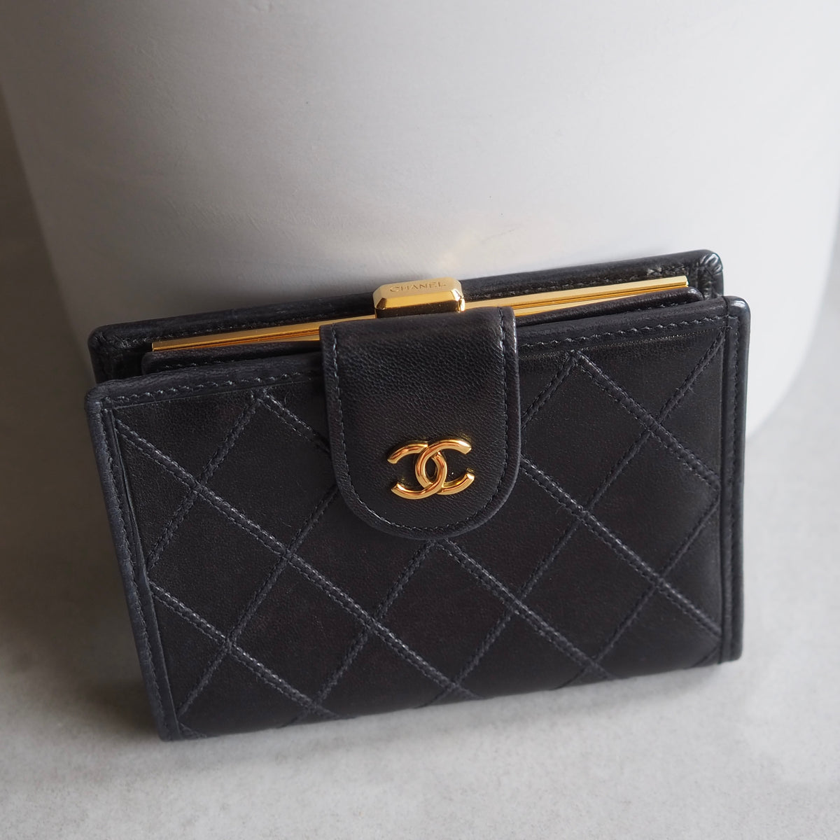 CHANEL シャネル COCO ビコローレ ミニ 財布 コンパクト ウォレット 